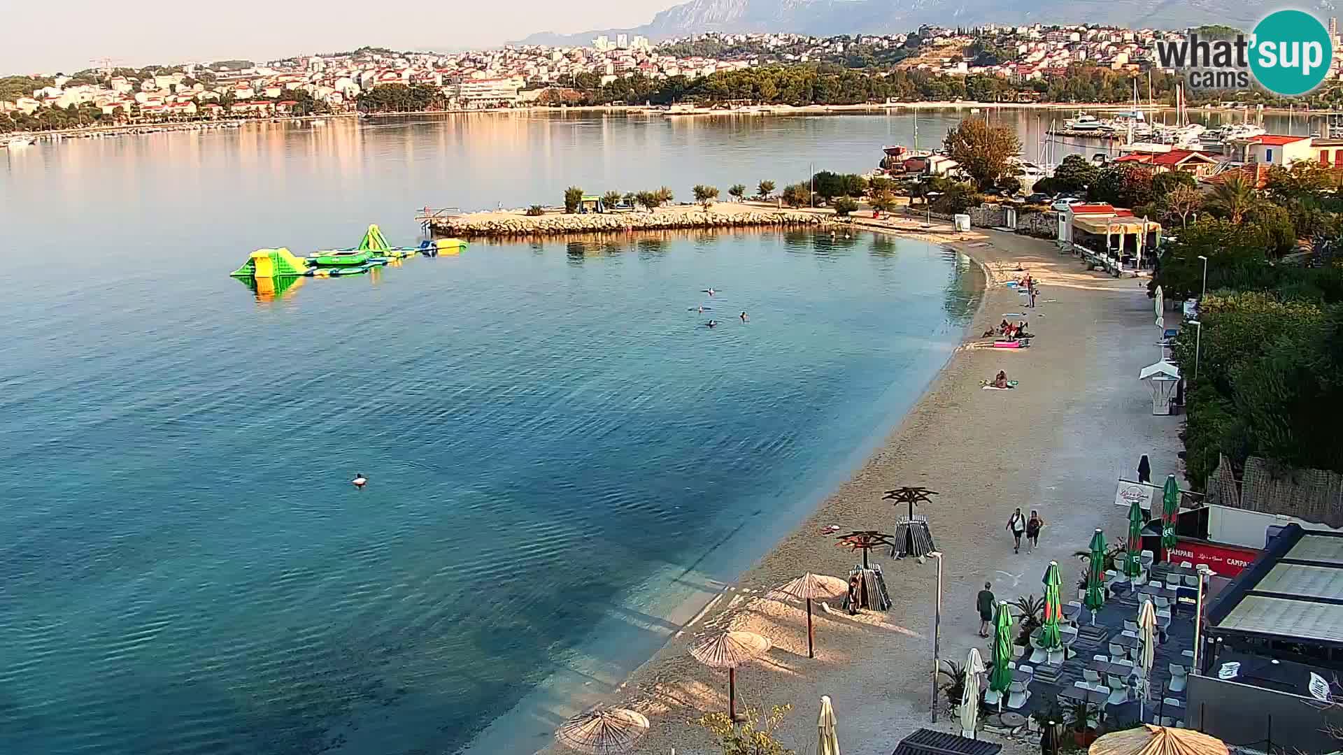 Webcam Playa de Podstrana – Vista en directo desde Hotel Split
