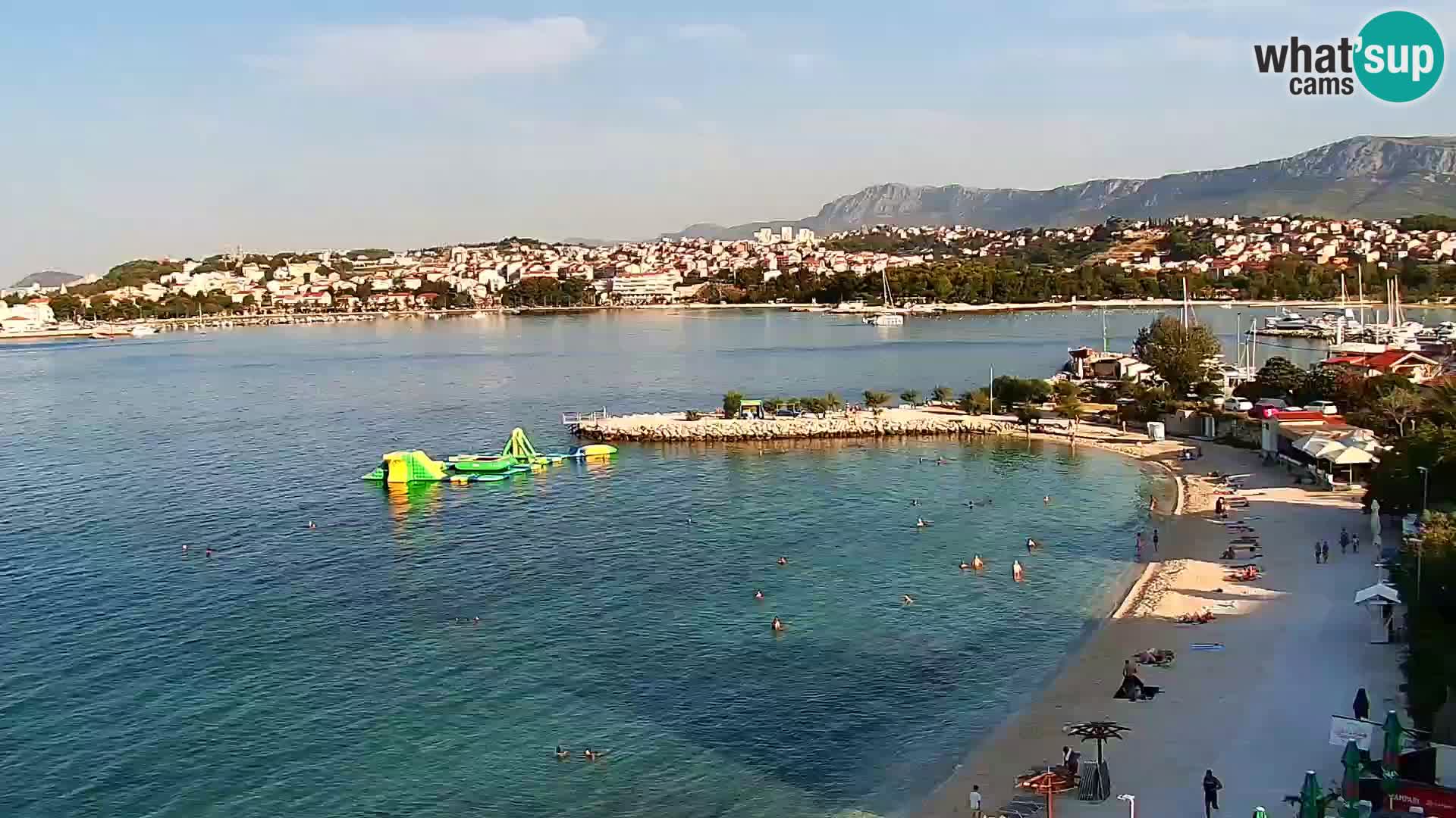 Webcam plage de Podstrana – Vue en direct depuis Hotel Split