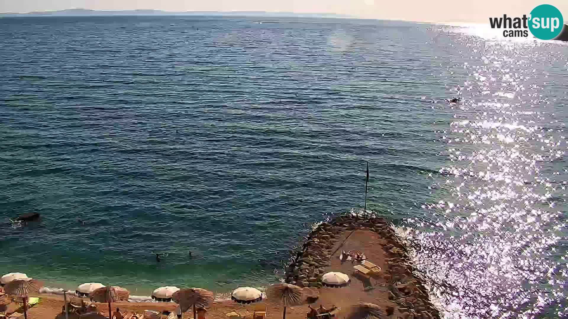 Webcam Playa de Podstrana – Vista en directo desde Hotel Split