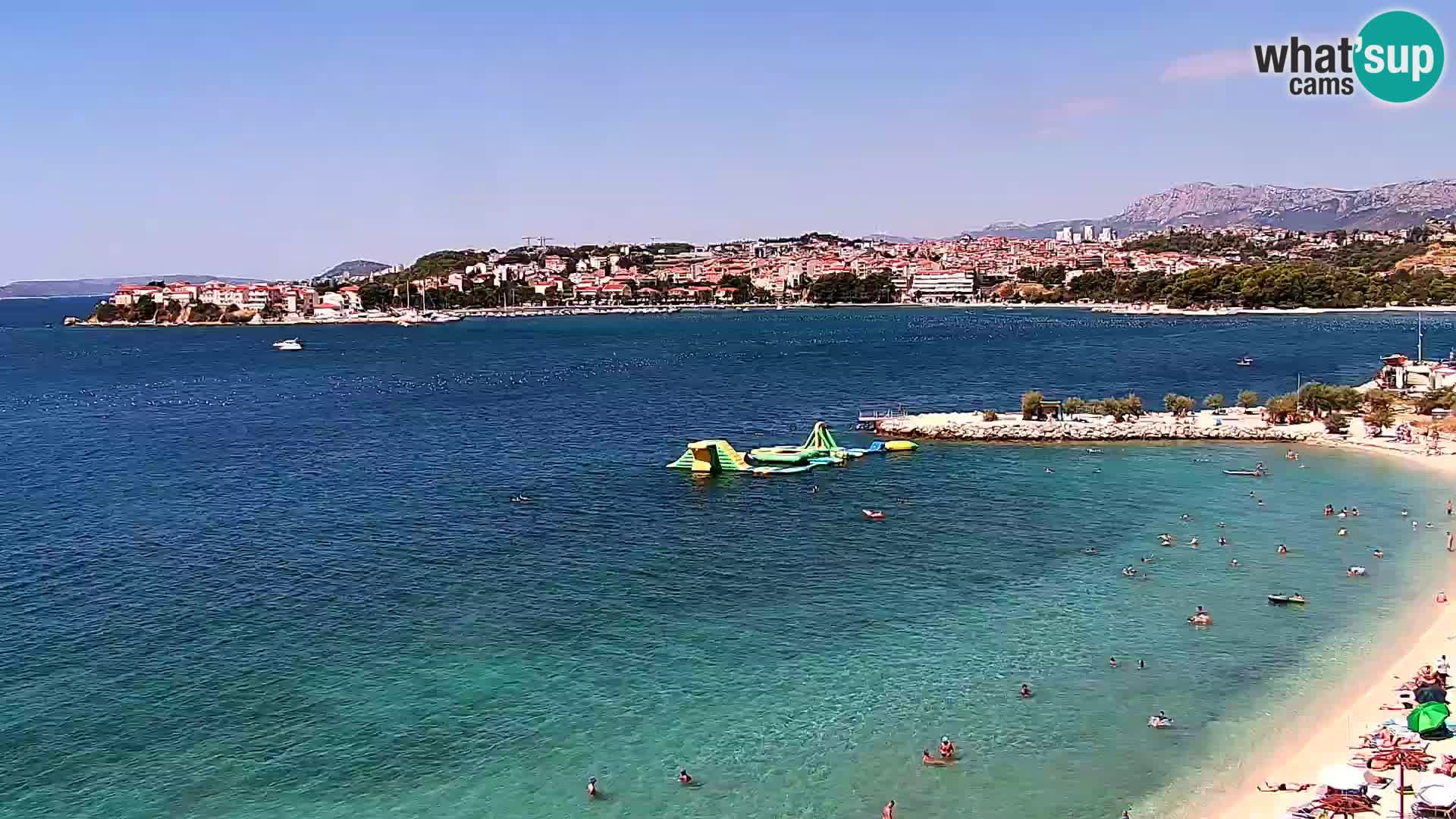 Web kamera Plaža Podstrana – Pogled uživo