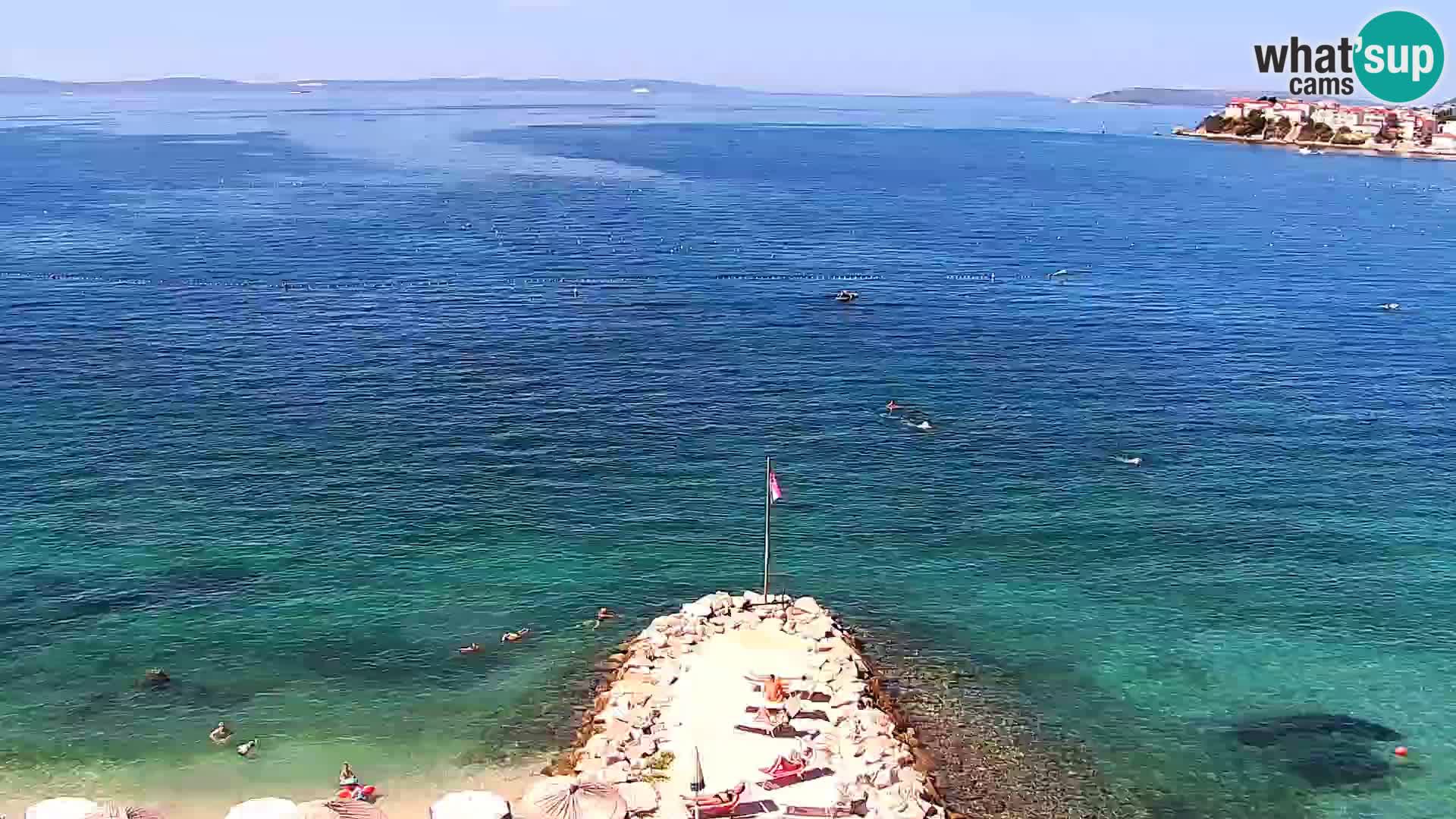 Web kamera Plaža Podstrana – Pogled uživo