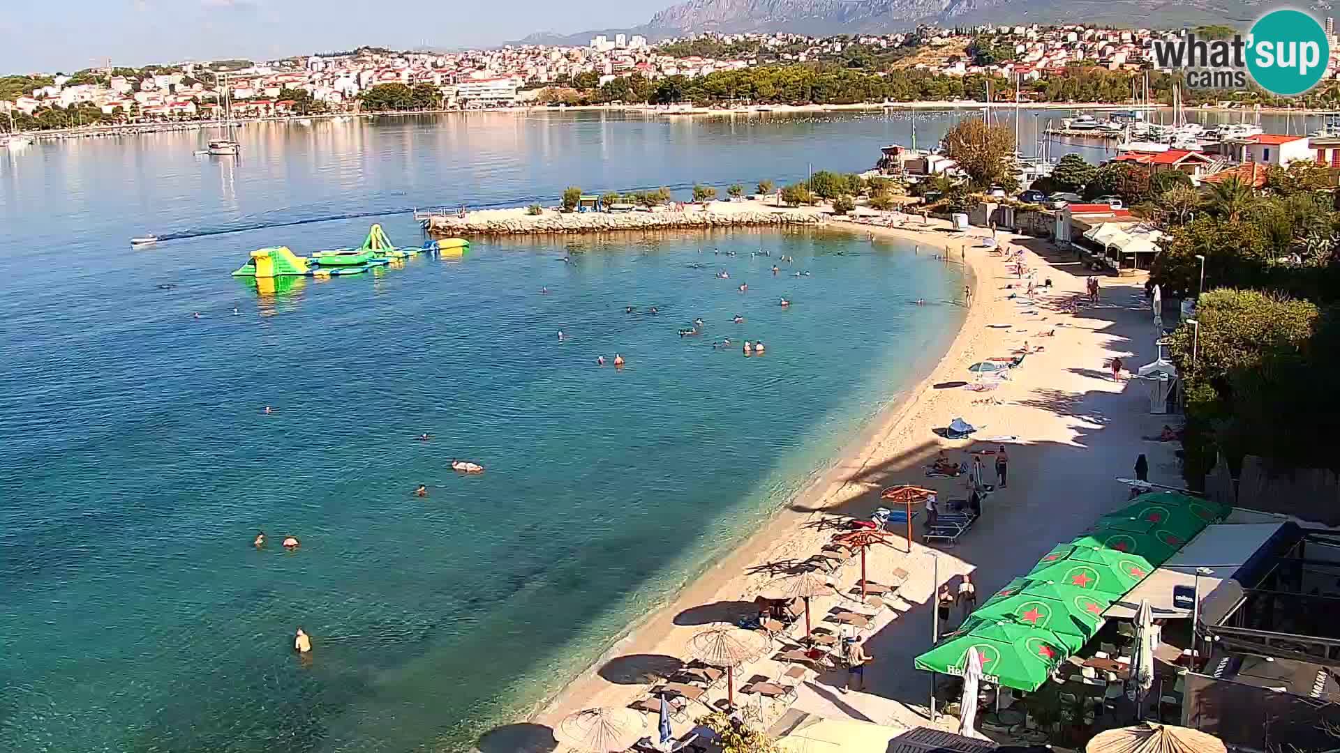 Webcam plage de Podstrana – Vue en direct depuis Hotel Split