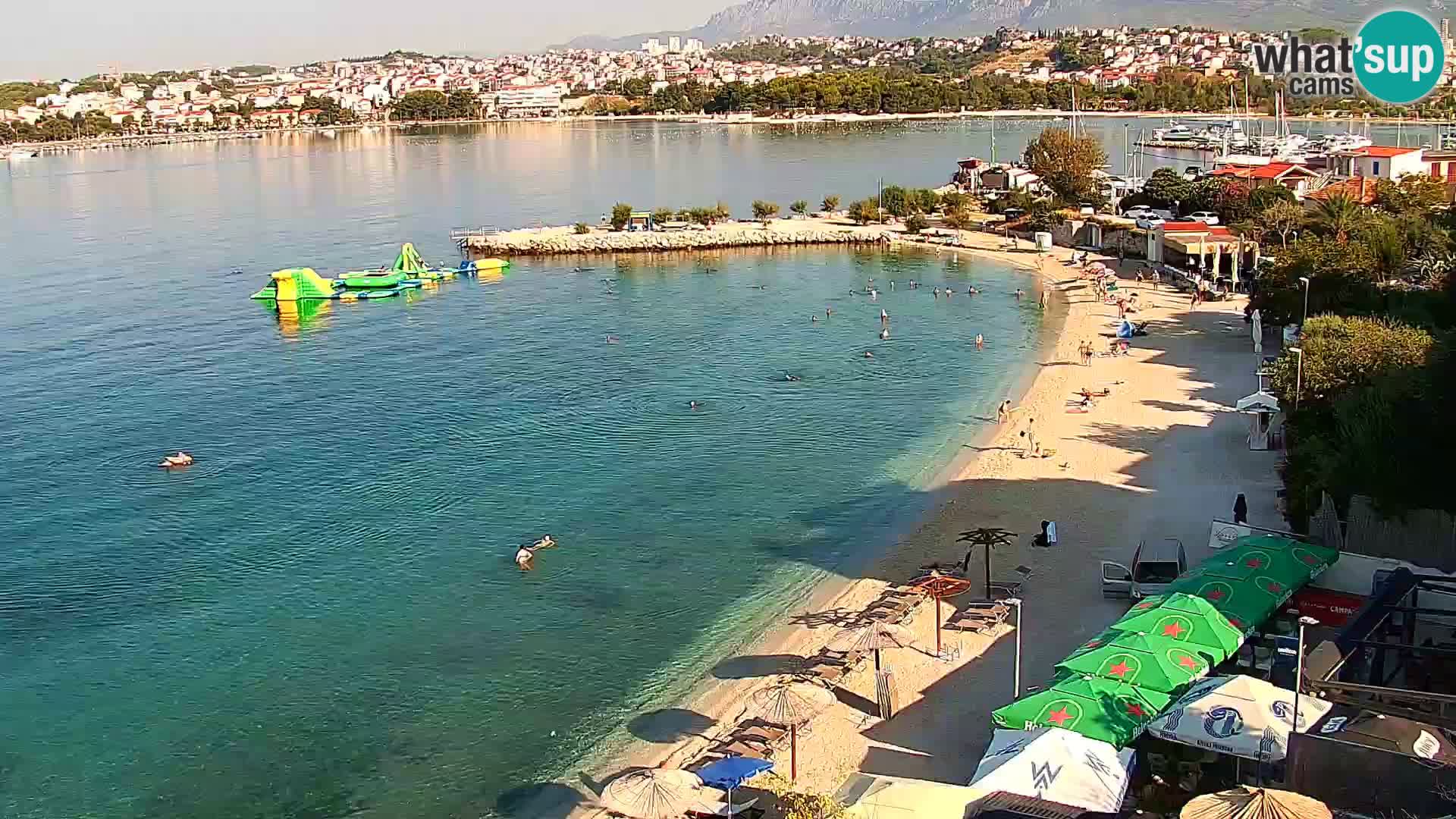 Webcam plage de Podstrana – Vue en direct depuis Hotel Split