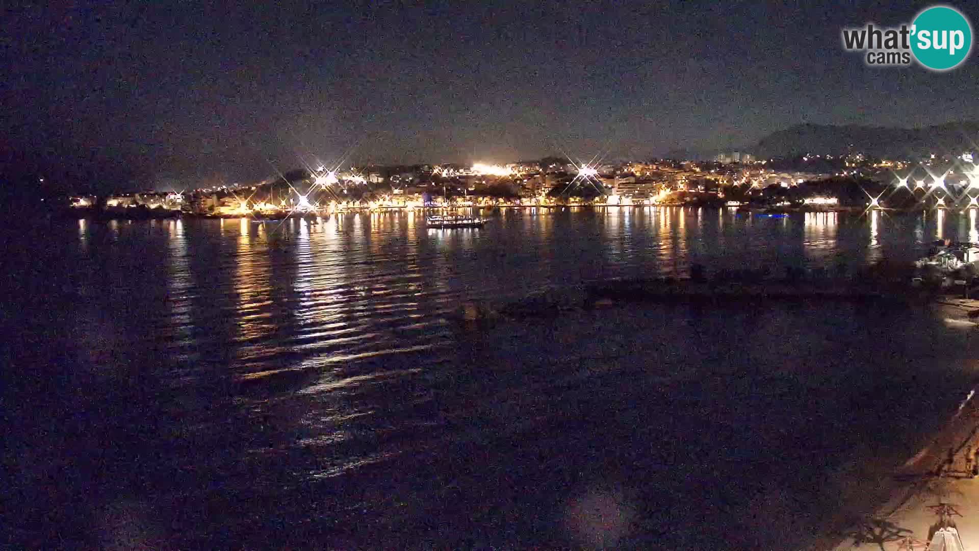 Webcam plage de Podstrana – Vue en direct depuis Hotel Split