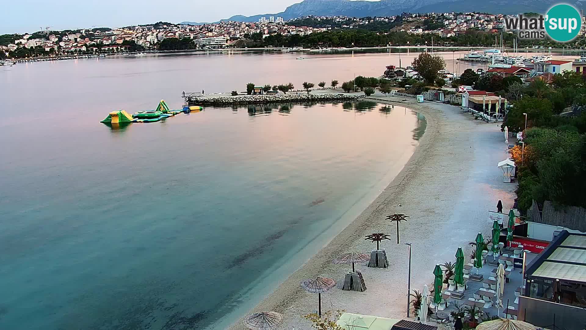 Webcam plage de Podstrana – Vue en direct depuis Hotel Split