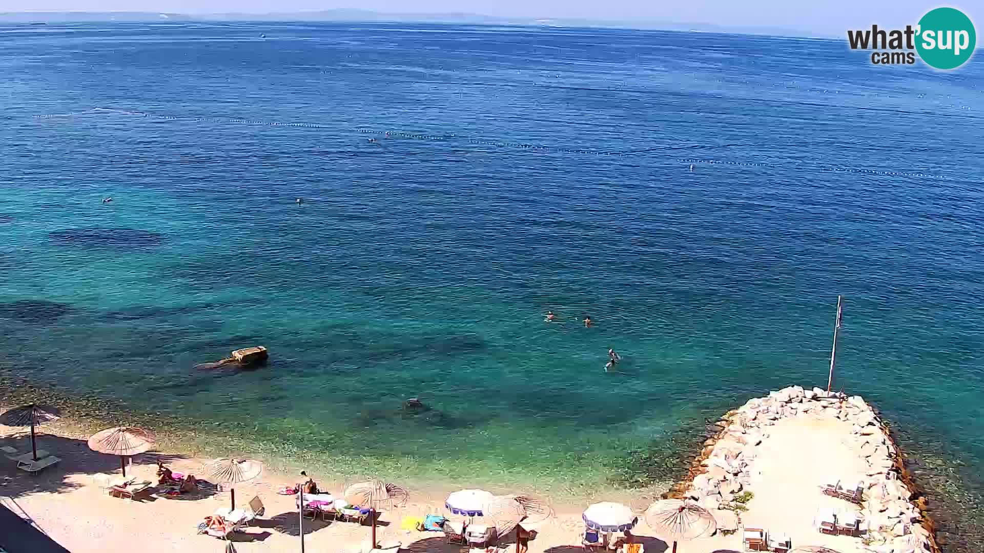 Webcam Playa de Podstrana – Vista en directo desde Hotel Split