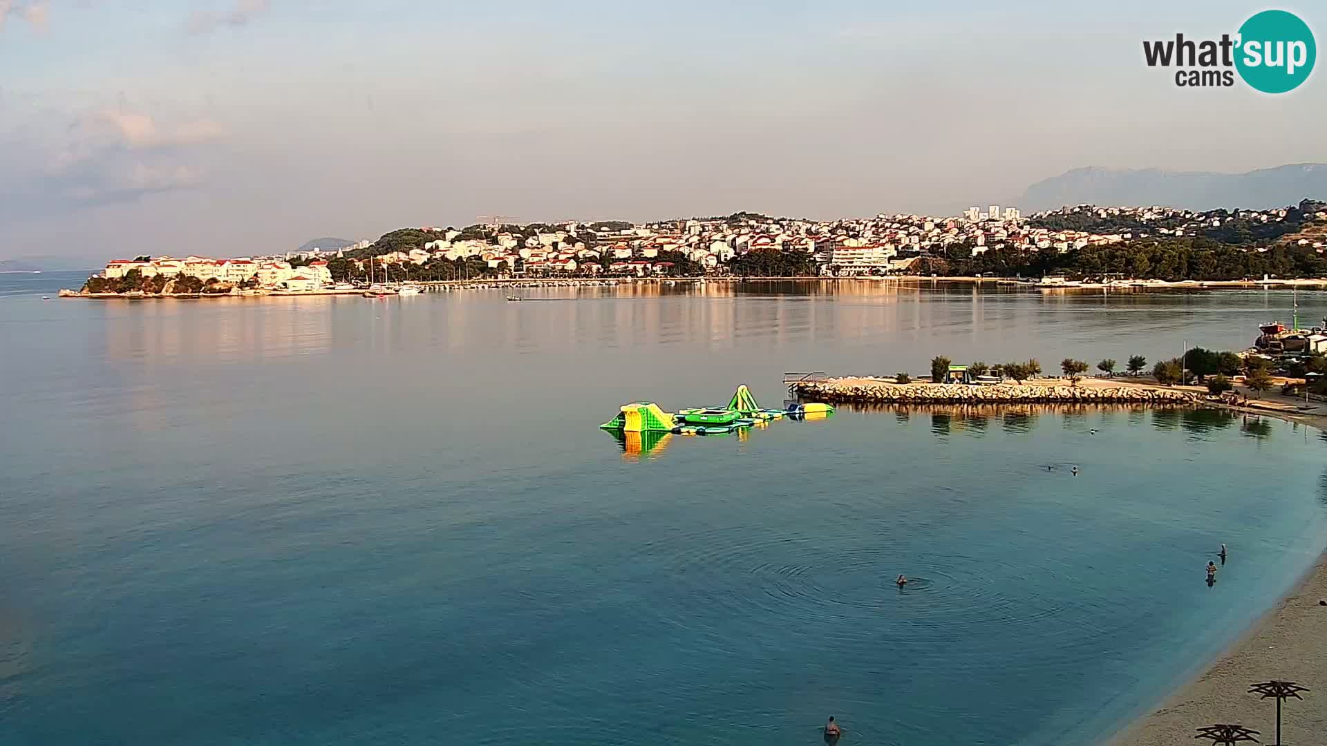 Webcam plage de Podstrana – Vue en direct depuis Hotel Split