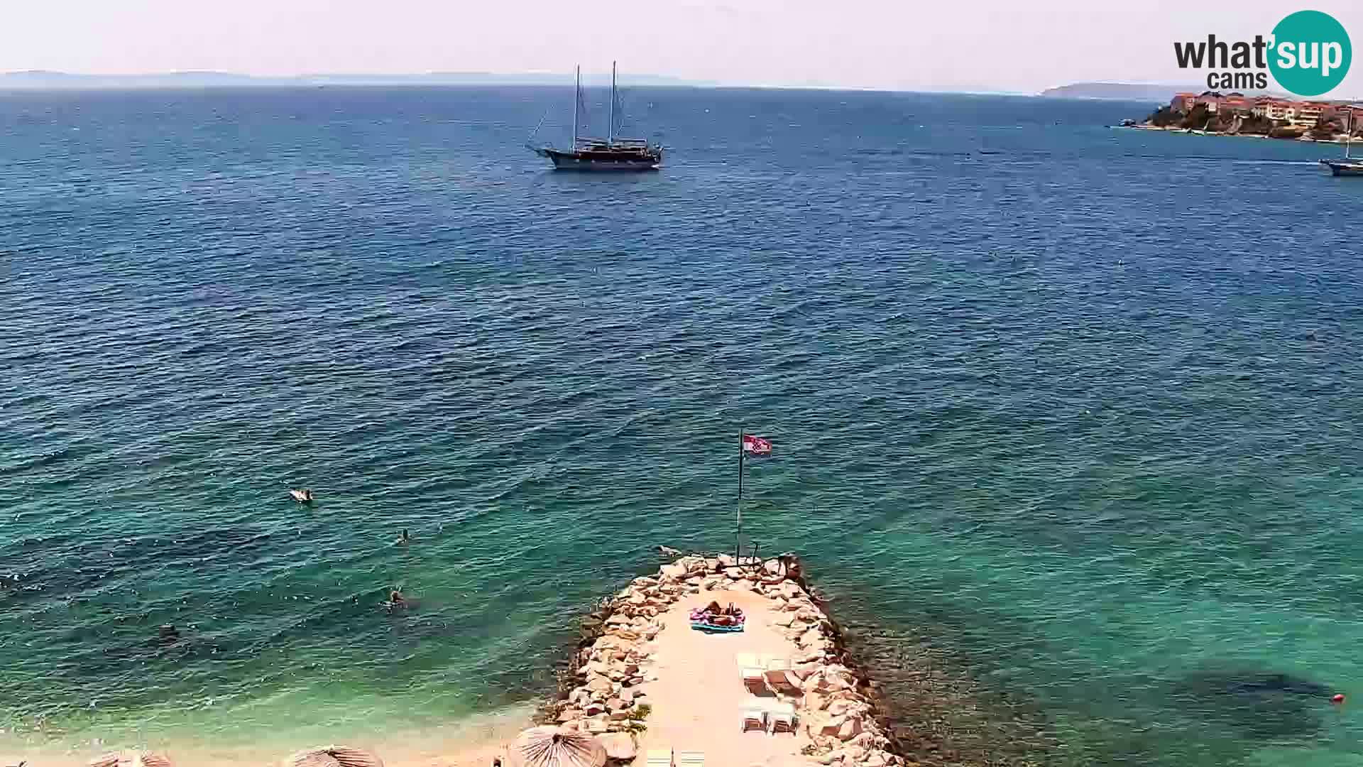 Webcam plage de Podstrana – Vue en direct depuis Hotel Split