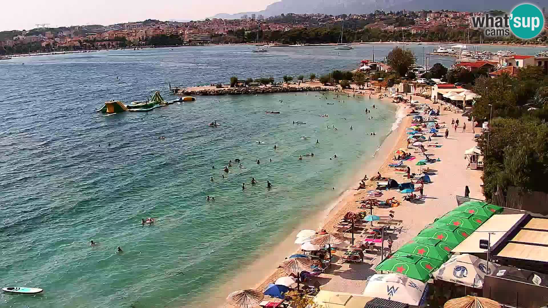 Web kamera Plaža Podstrana – Pogled uživo