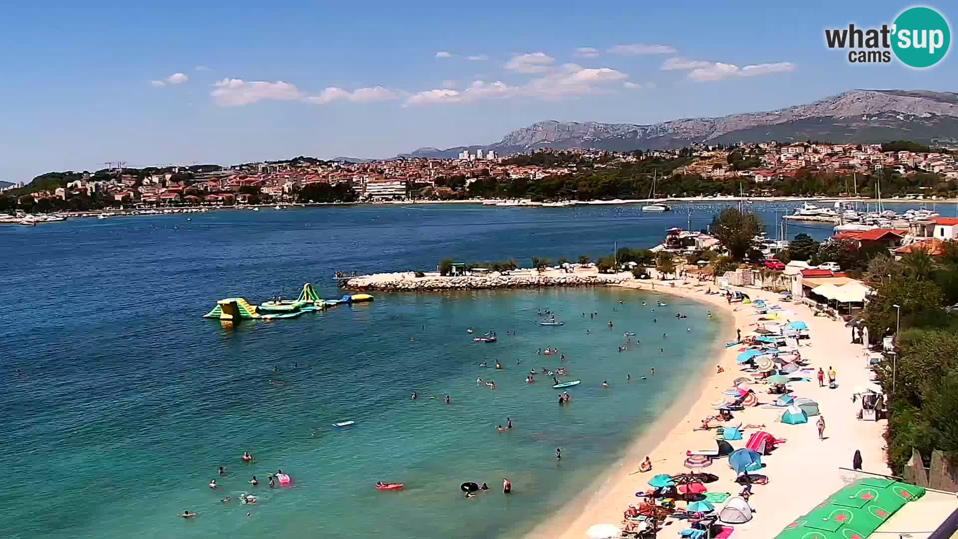 Spletna kamera Plaža Podstrana – Pogled v živo