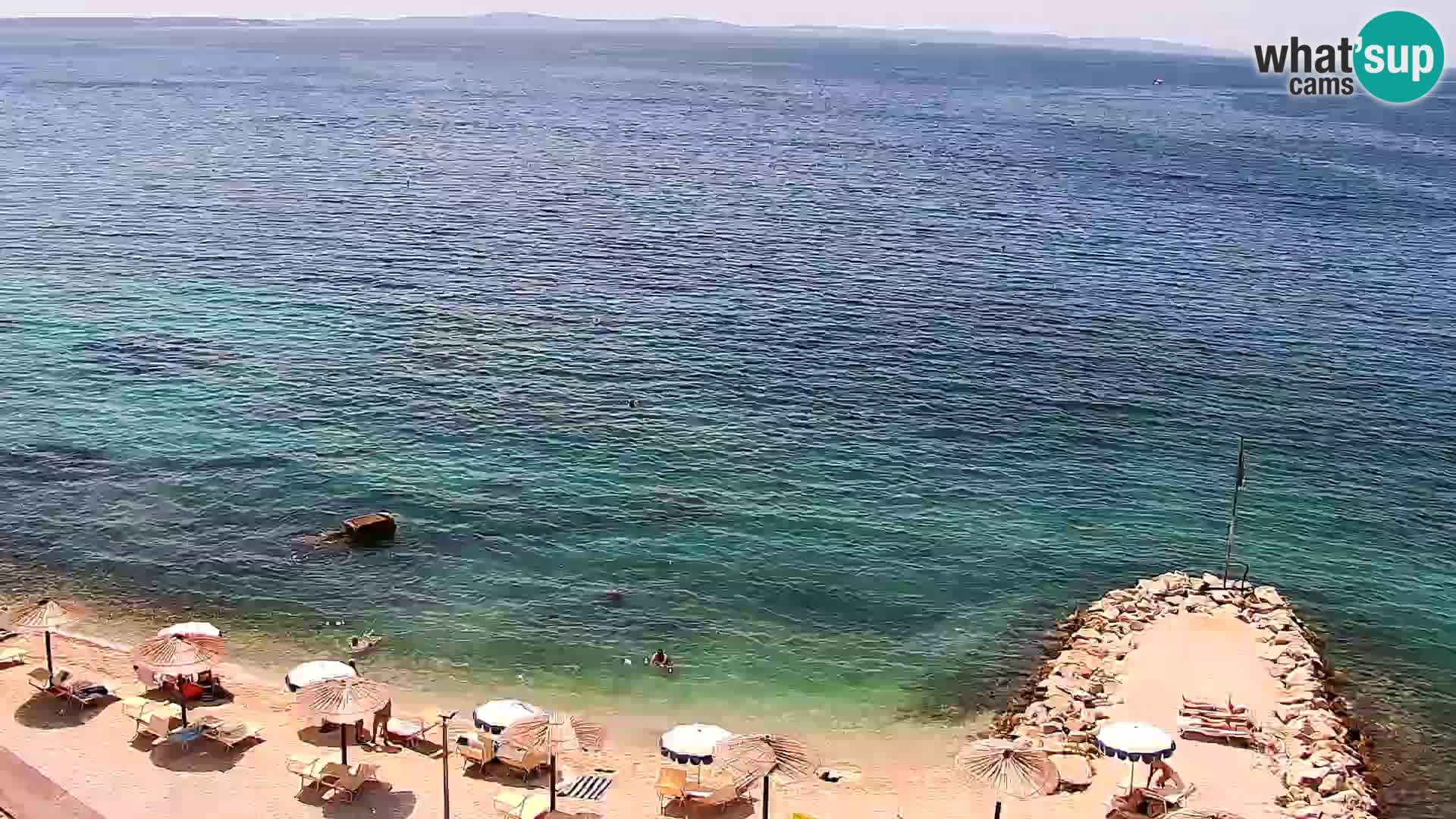 Webcam plage de Podstrana – Vue en direct depuis Hotel Split