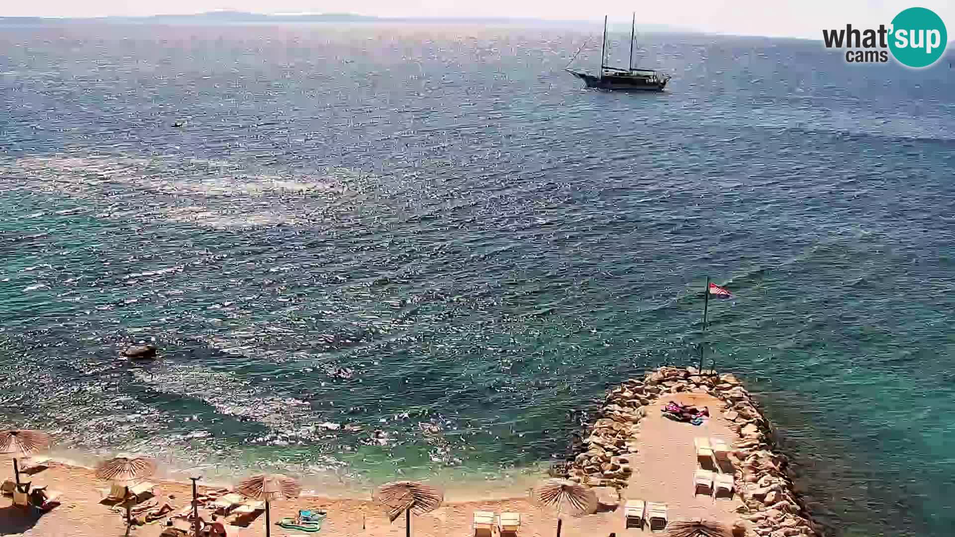 Podstrana Strand Webcam – Liveblick vom Hotel Split