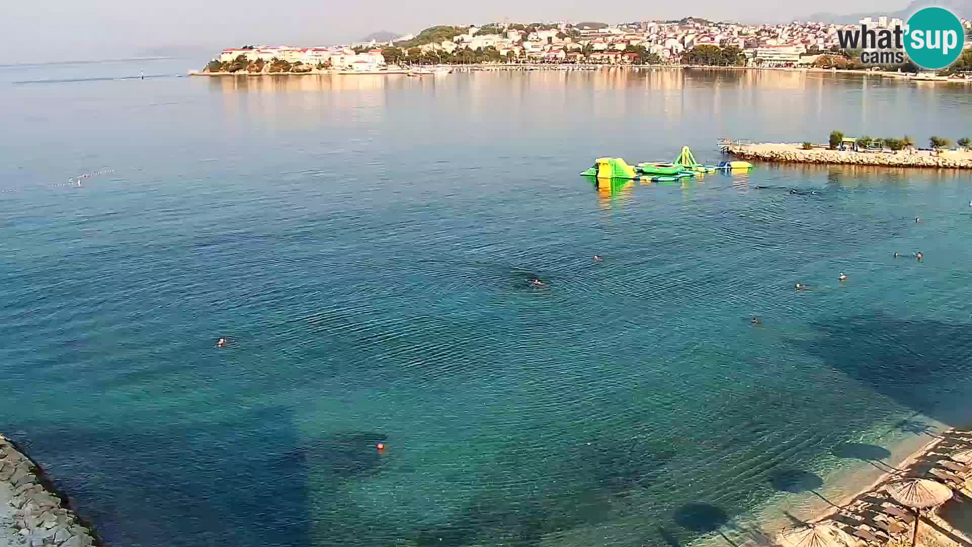 Webcam plage de Podstrana – Vue en direct depuis Hotel Split