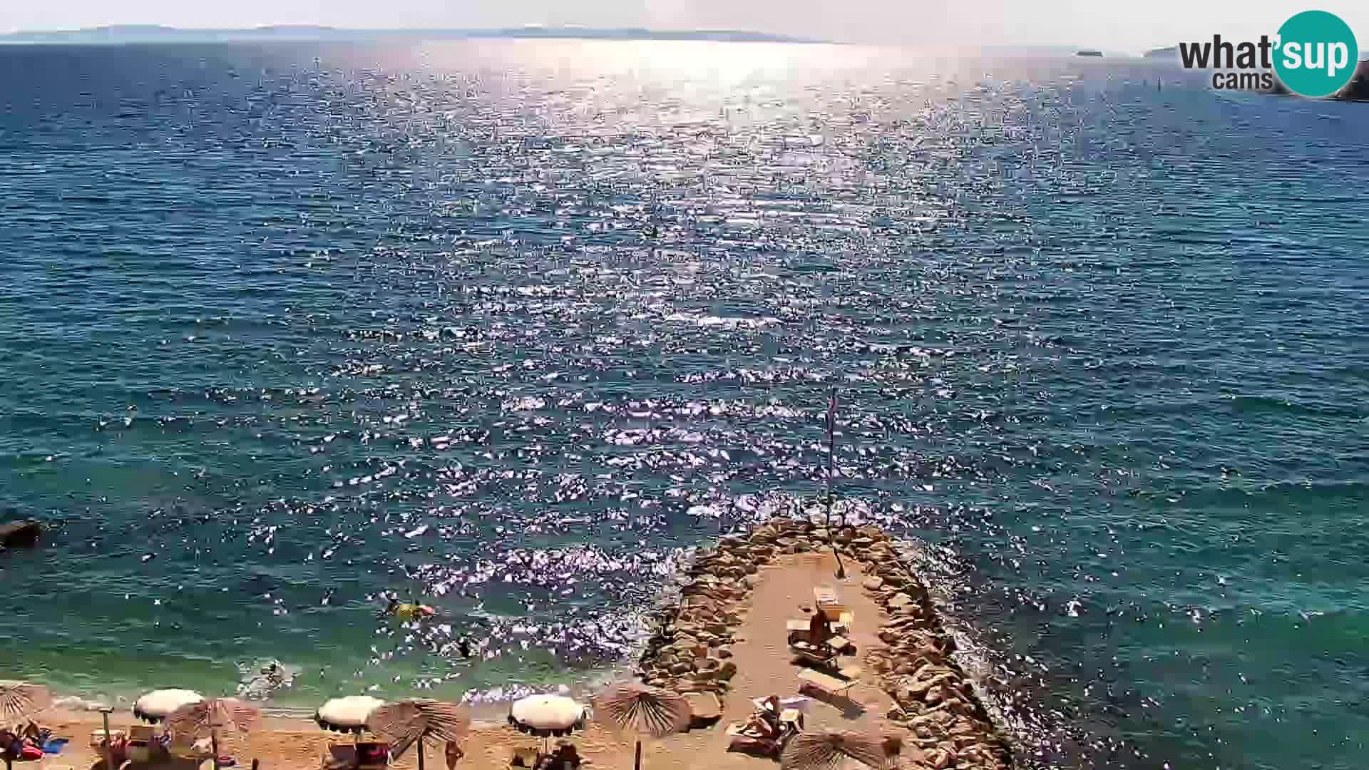 Webcam Playa de Podstrana – Vista en directo desde Hotel Split