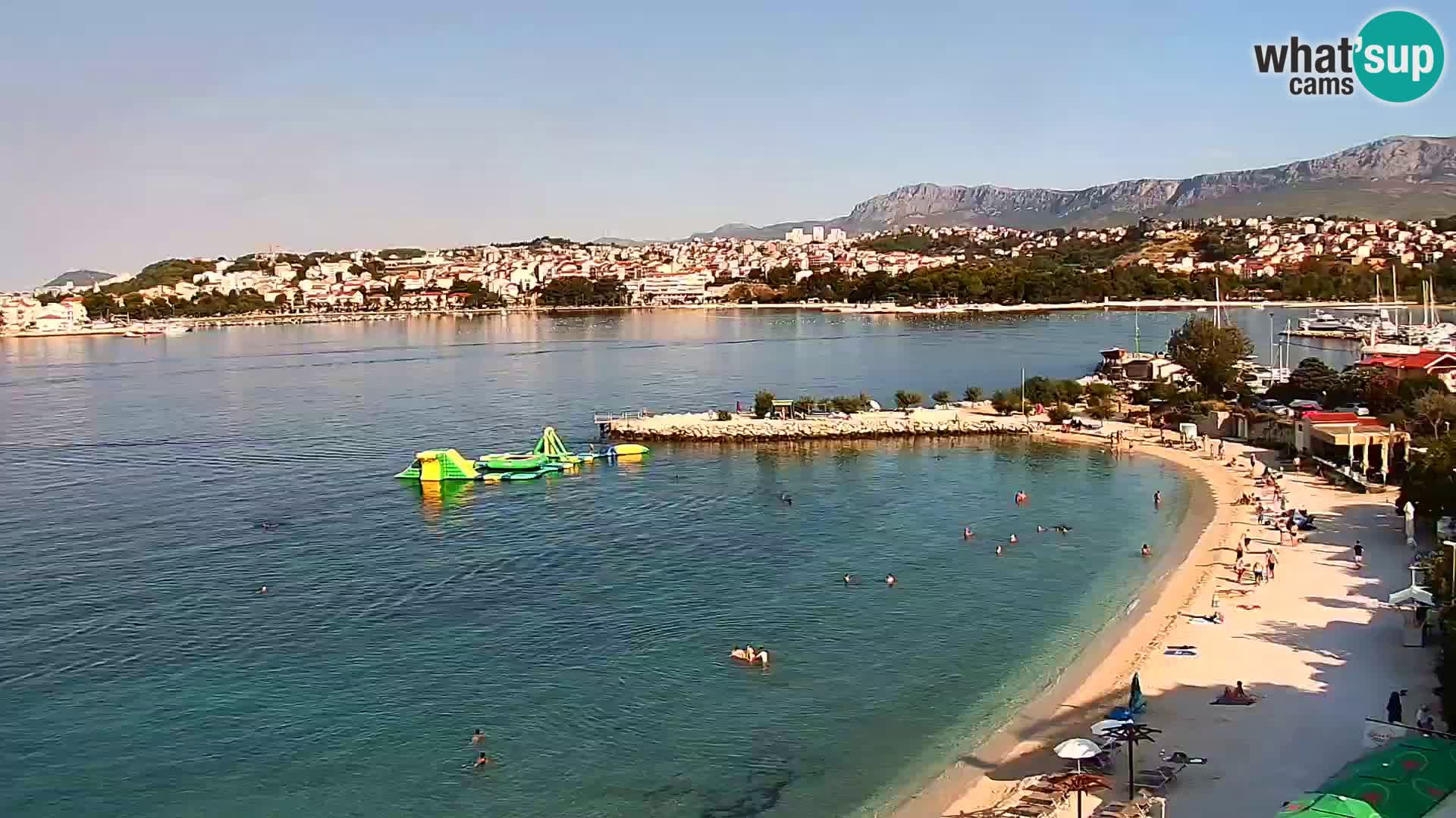 Webcam Playa de Podstrana – Vista en directo desde Hotel Split