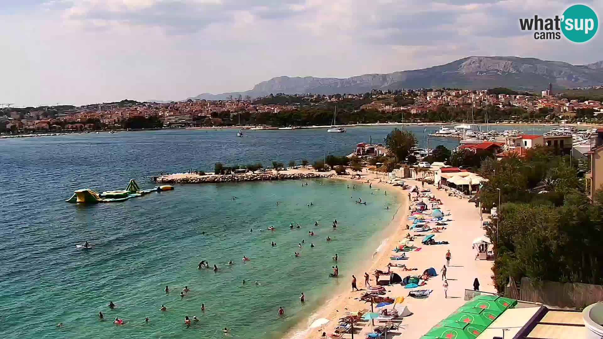 Webcam plage de Podstrana – Vue en direct depuis Hotel Split