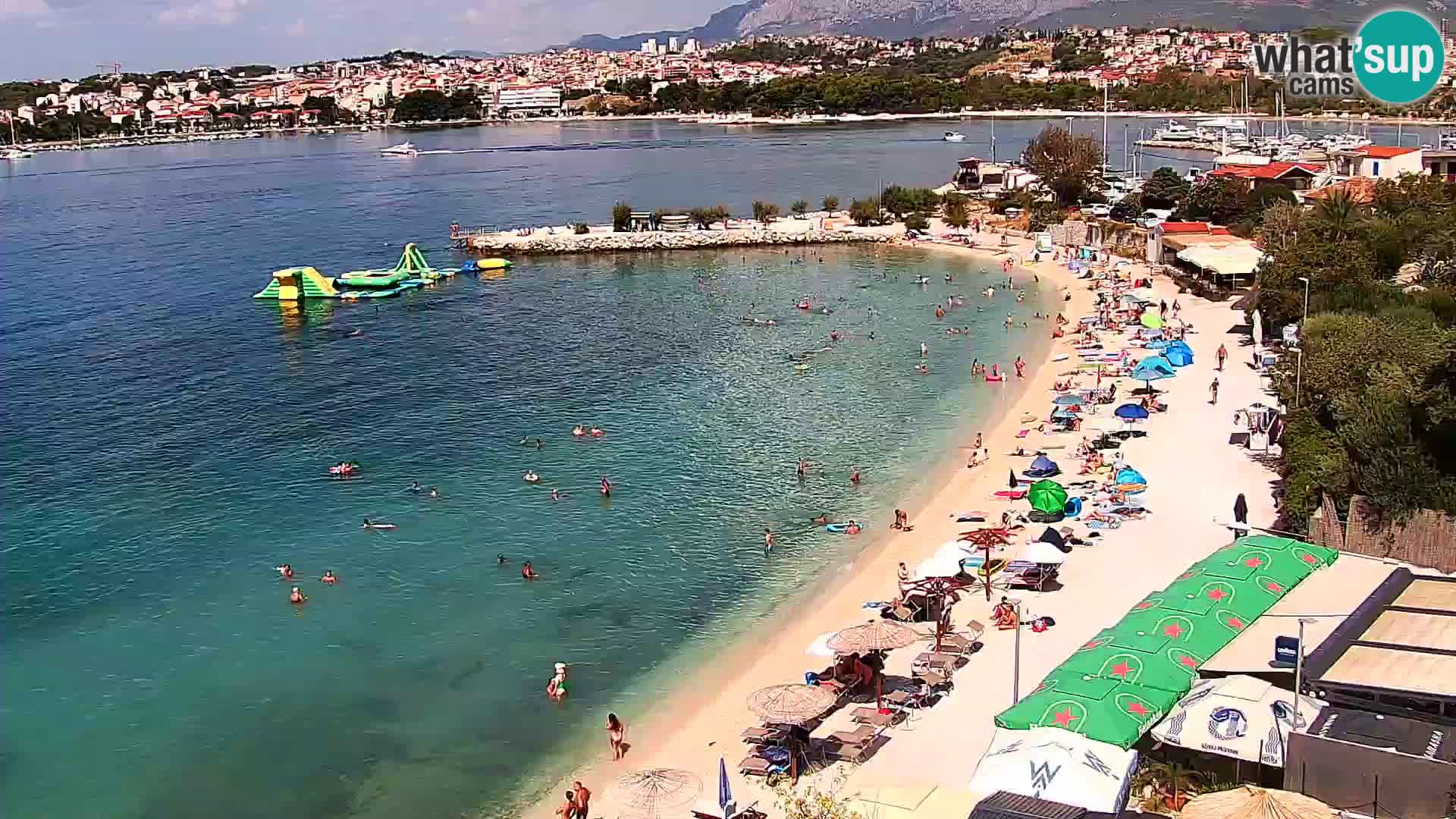 Webcam plage de Podstrana – Vue en direct depuis Hotel Split