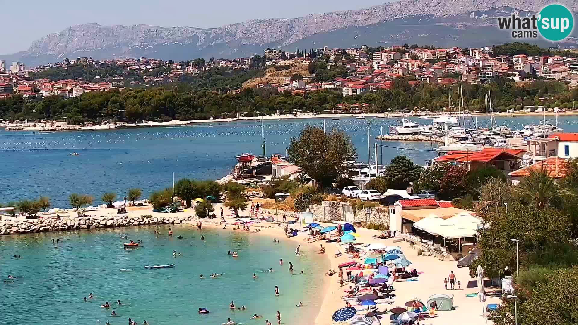 Webcam plage de Podstrana – Vue en direct depuis Hotel Split