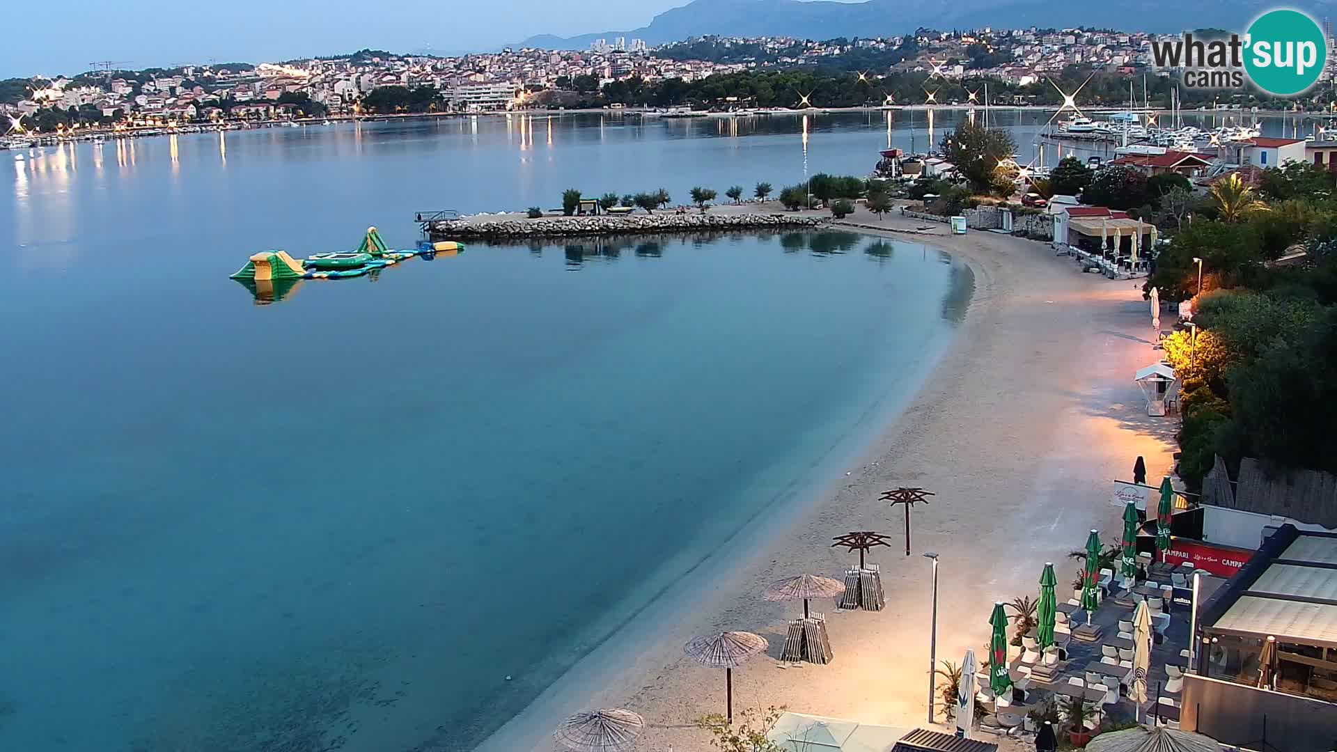 Webcam plage de Podstrana – Vue en direct depuis Hotel Split