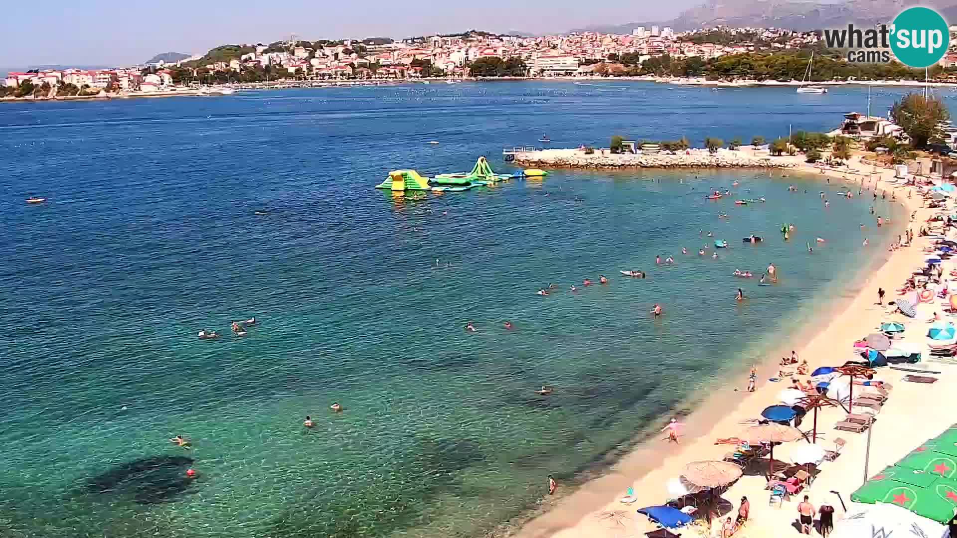 Webcam plage de Podstrana – Vue en direct depuis Hotel Split
