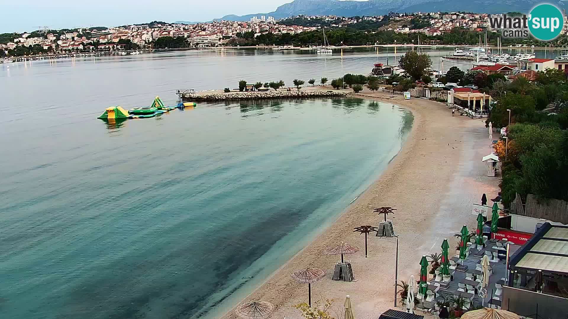 Spletna kamera Plaža Podstrana – Pogled v živo