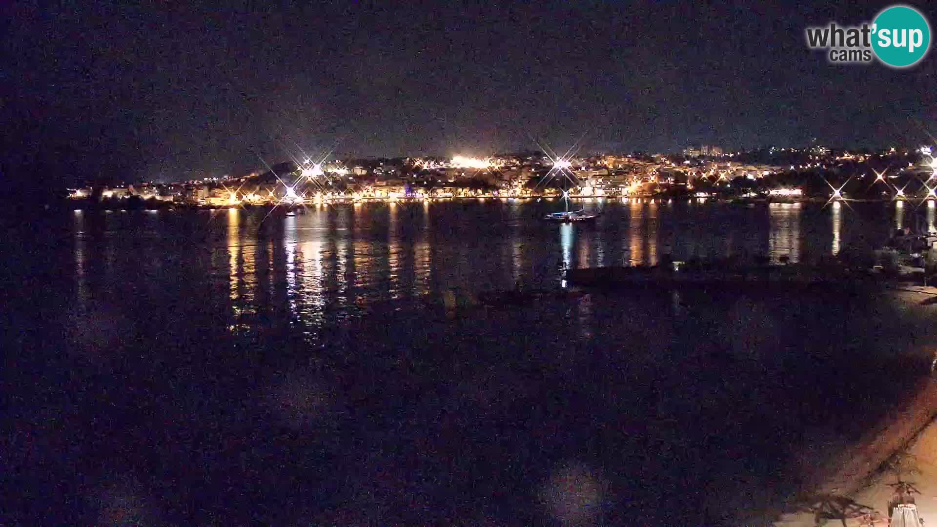 Spletna kamera Plaža Podstrana – Pogled v živo