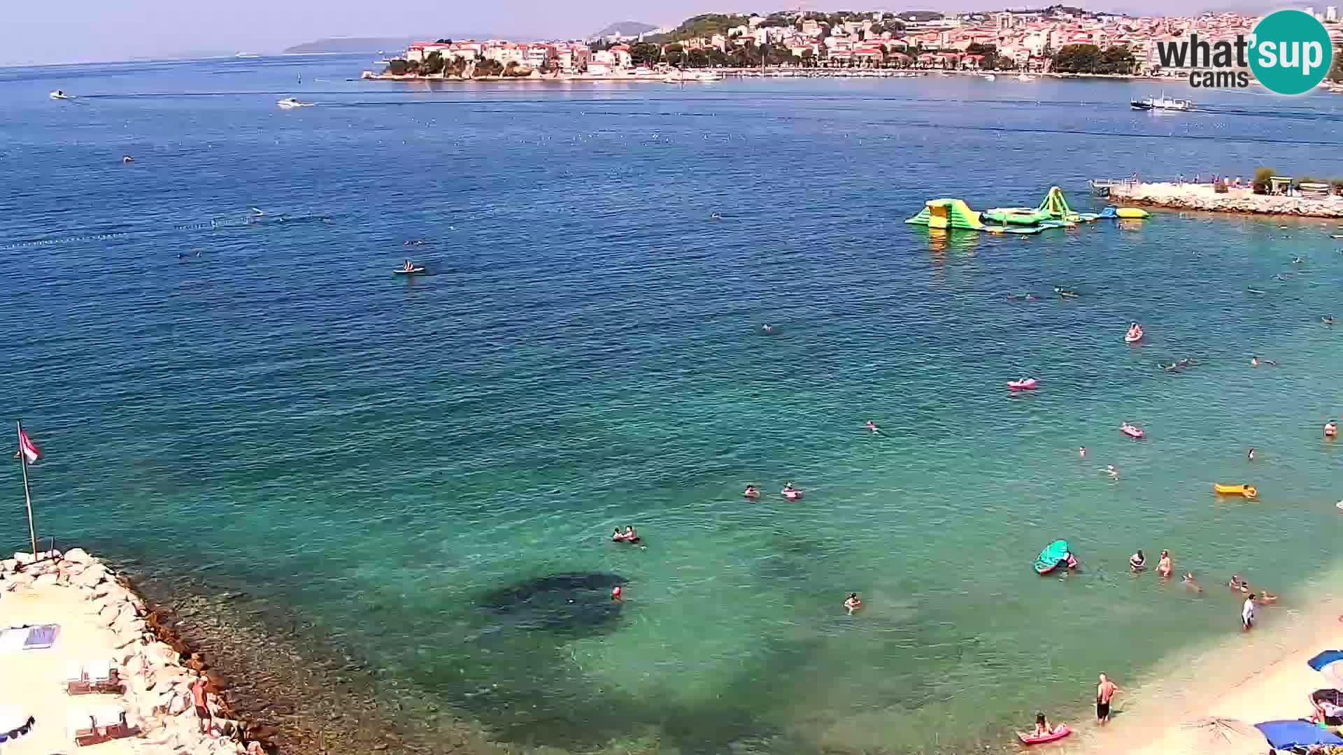 Web kamera Plaža Podstrana – Pogled uživo