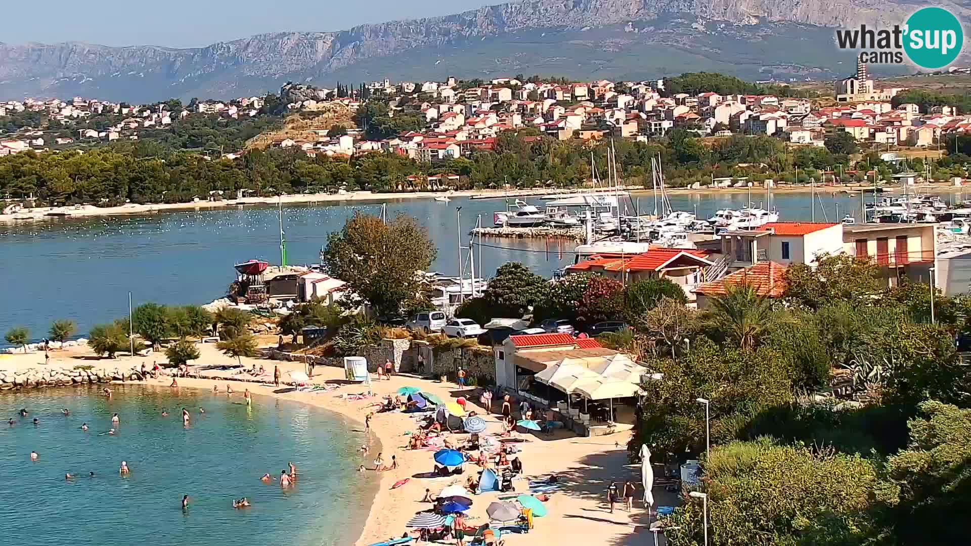 Webcam plage de Podstrana – Vue en direct depuis Hotel Split