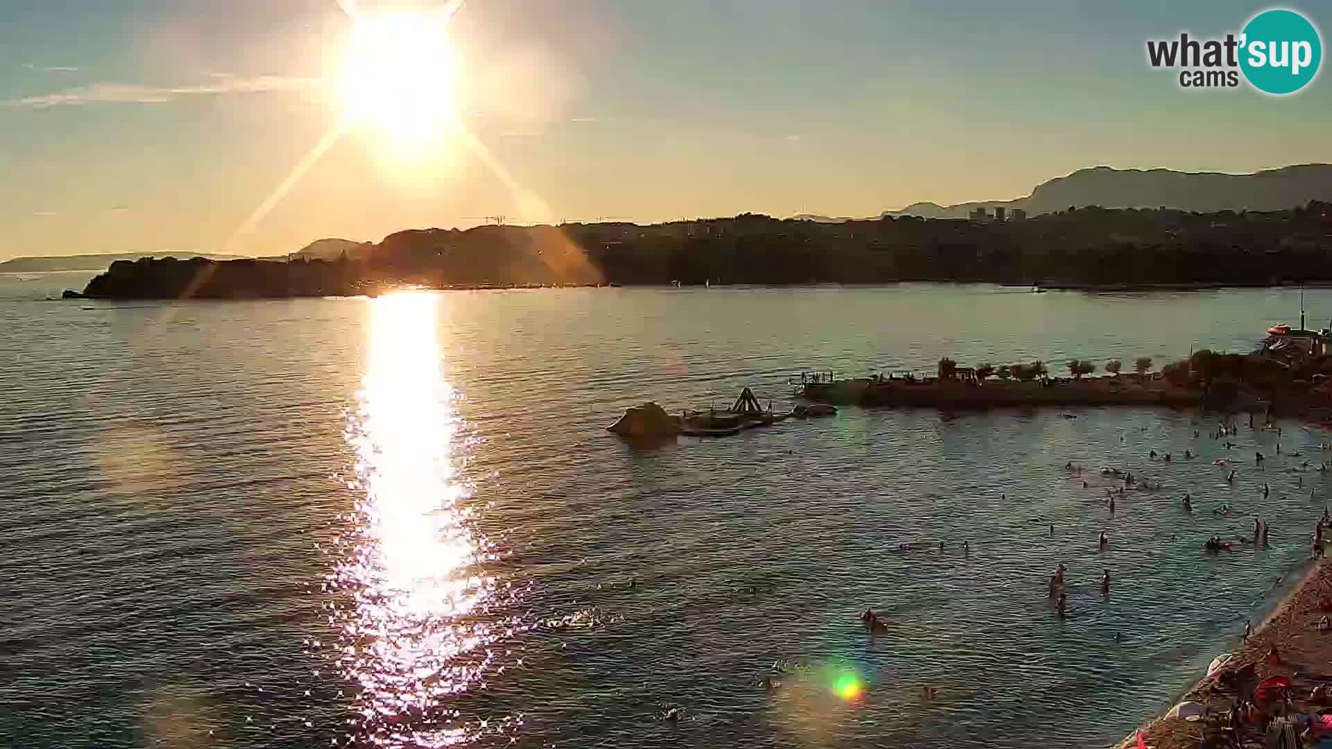 Webcam plage de Podstrana – Vue en direct depuis Hotel Split