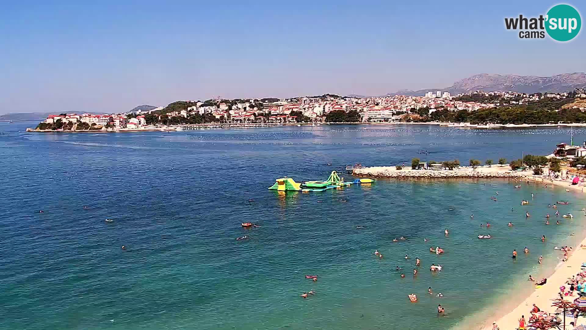 Web kamera Plaža Podstrana – Pogled uživo