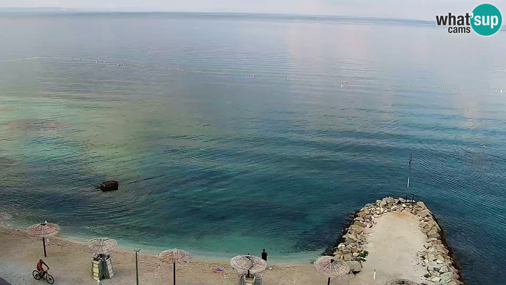 Podstrana Beach Webcam – Live View from Hotel Split