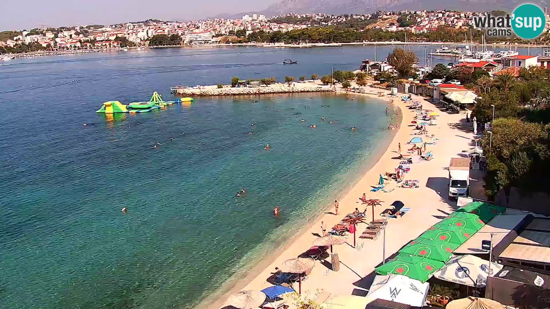 Webcam Playa de Podstrana – Vista en directo desde Hotel Split