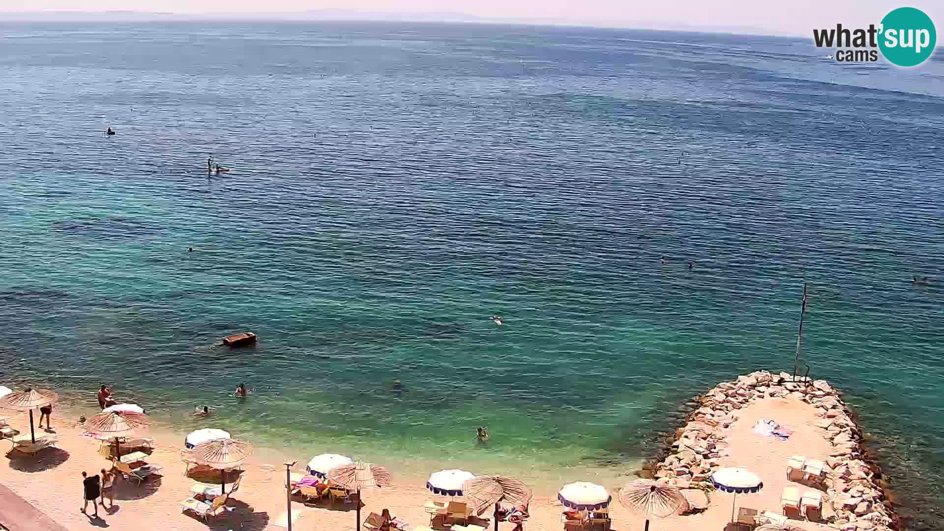 Podstrana Strand Webcam – Liveblick vom Hotel Split