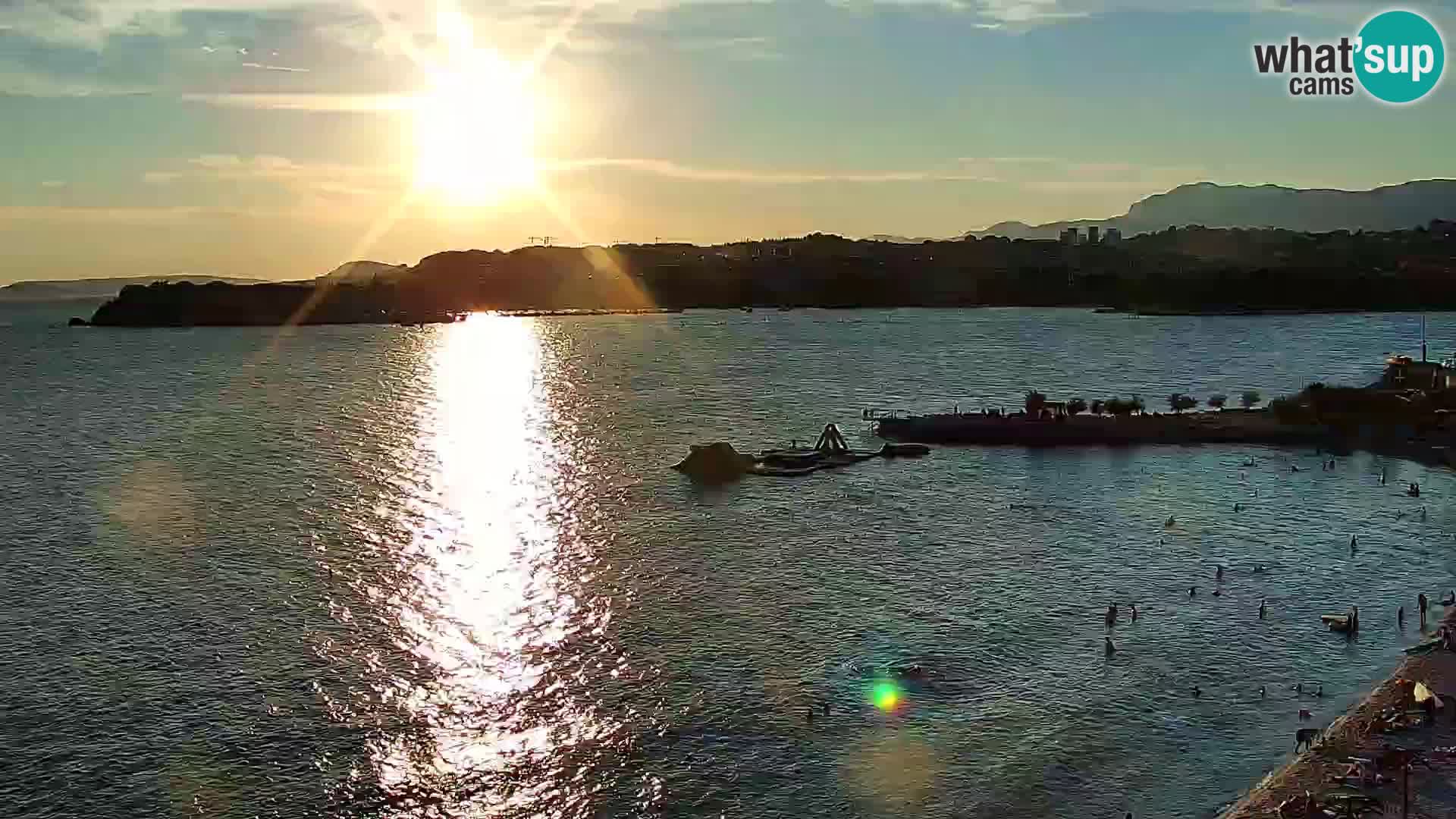 Spletna kamera Plaža Podstrana – Pogled v živo