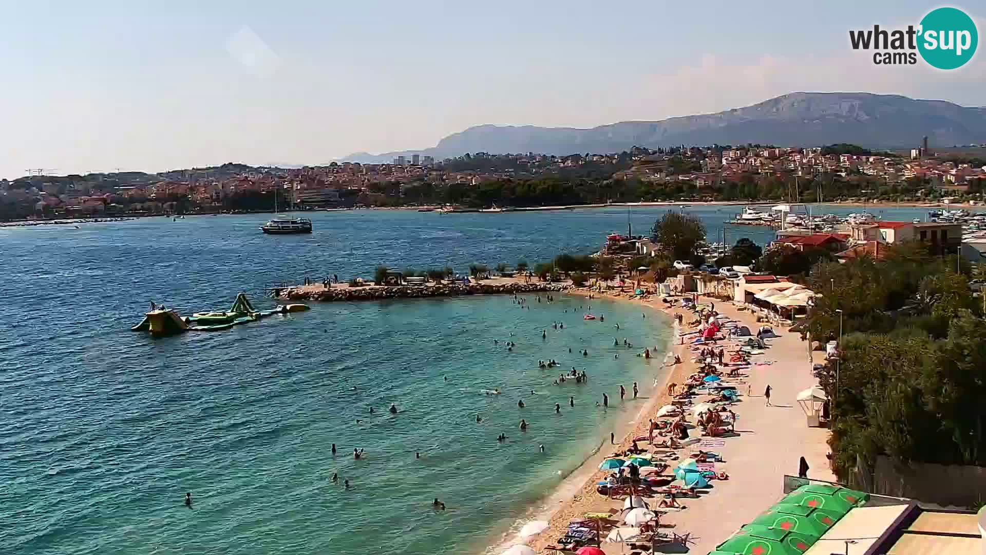 Spletna kamera Plaža Podstrana – Pogled v živo