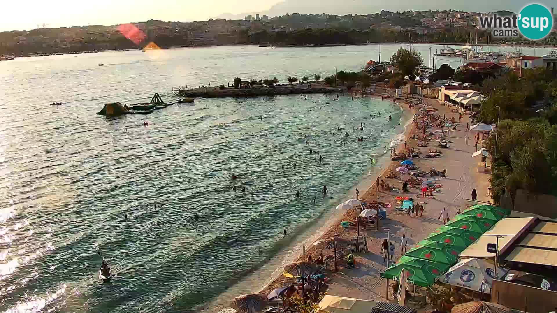 Web kamera Plaža Podstrana – Pogled uživo