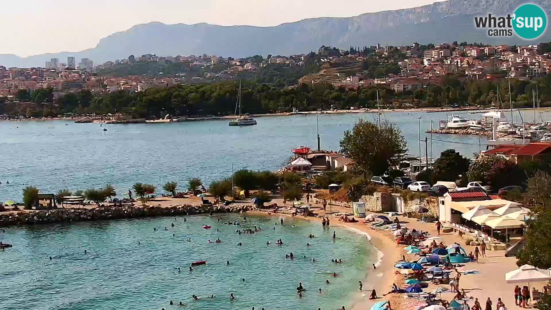 Web kamera Plaža Podstrana – Pogled uživo