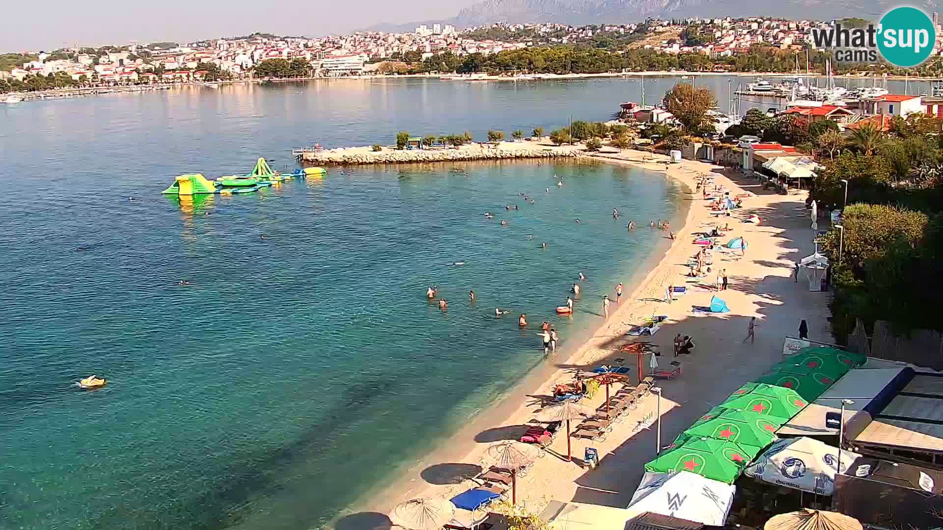 Webcam plage de Podstrana – Vue en direct depuis Hotel Split