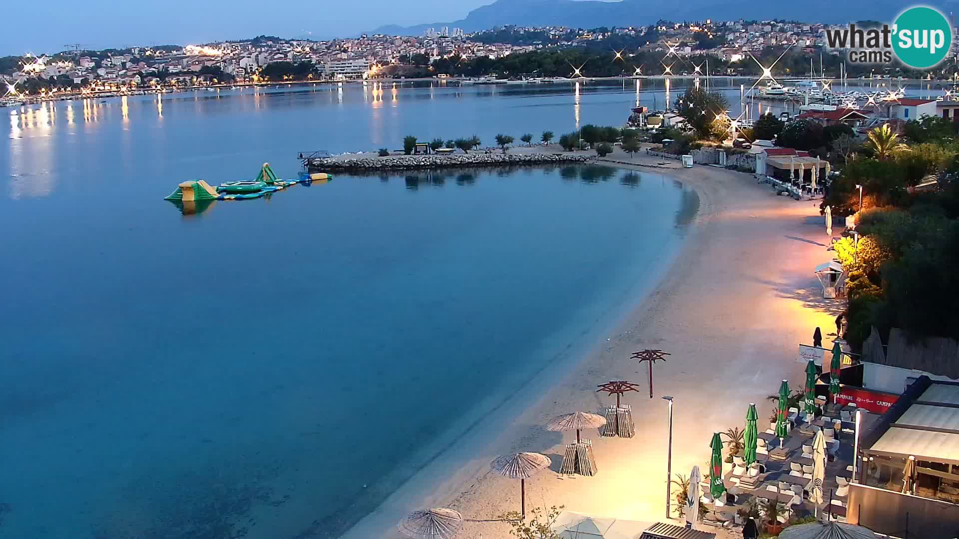 Spletna kamera Plaža Podstrana – Pogled v živo