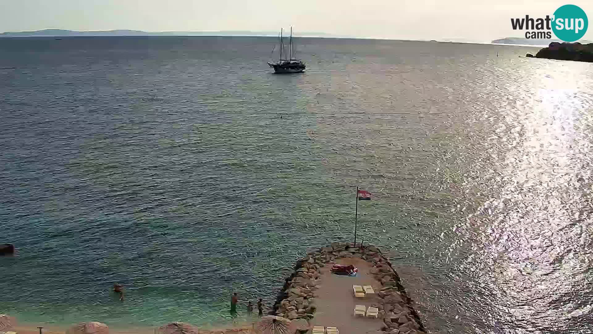 Podstrana Strand Webcam – Liveblick vom Hotel Split