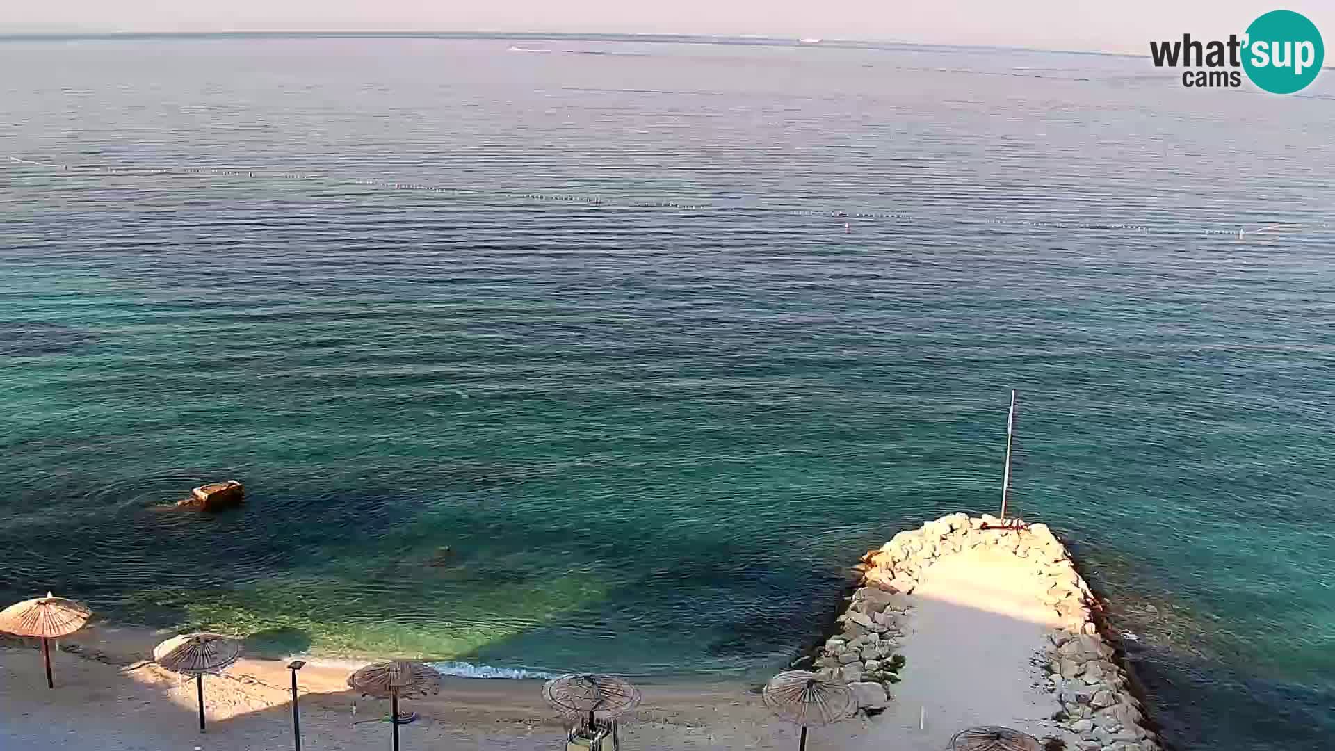 Podstrana Beach Webcam – Live View from Hotel Split
