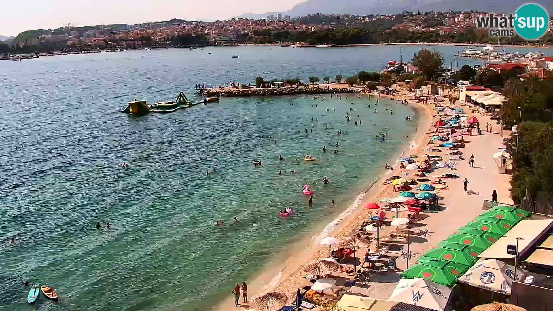 Webcam plage de Podstrana – Vue en direct depuis Hotel Split