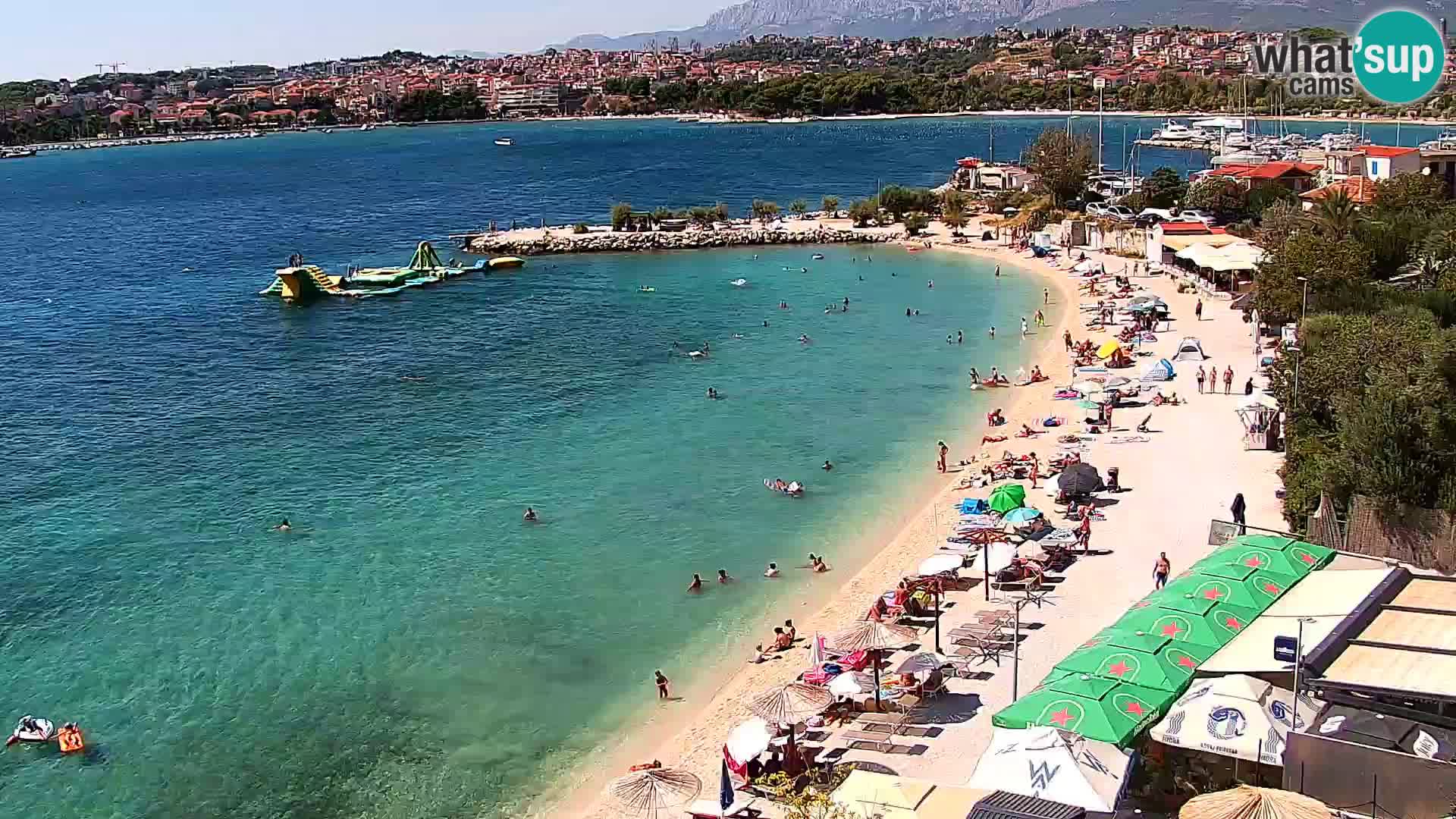 Web kamera Plaža Podstrana – Pogled uživo