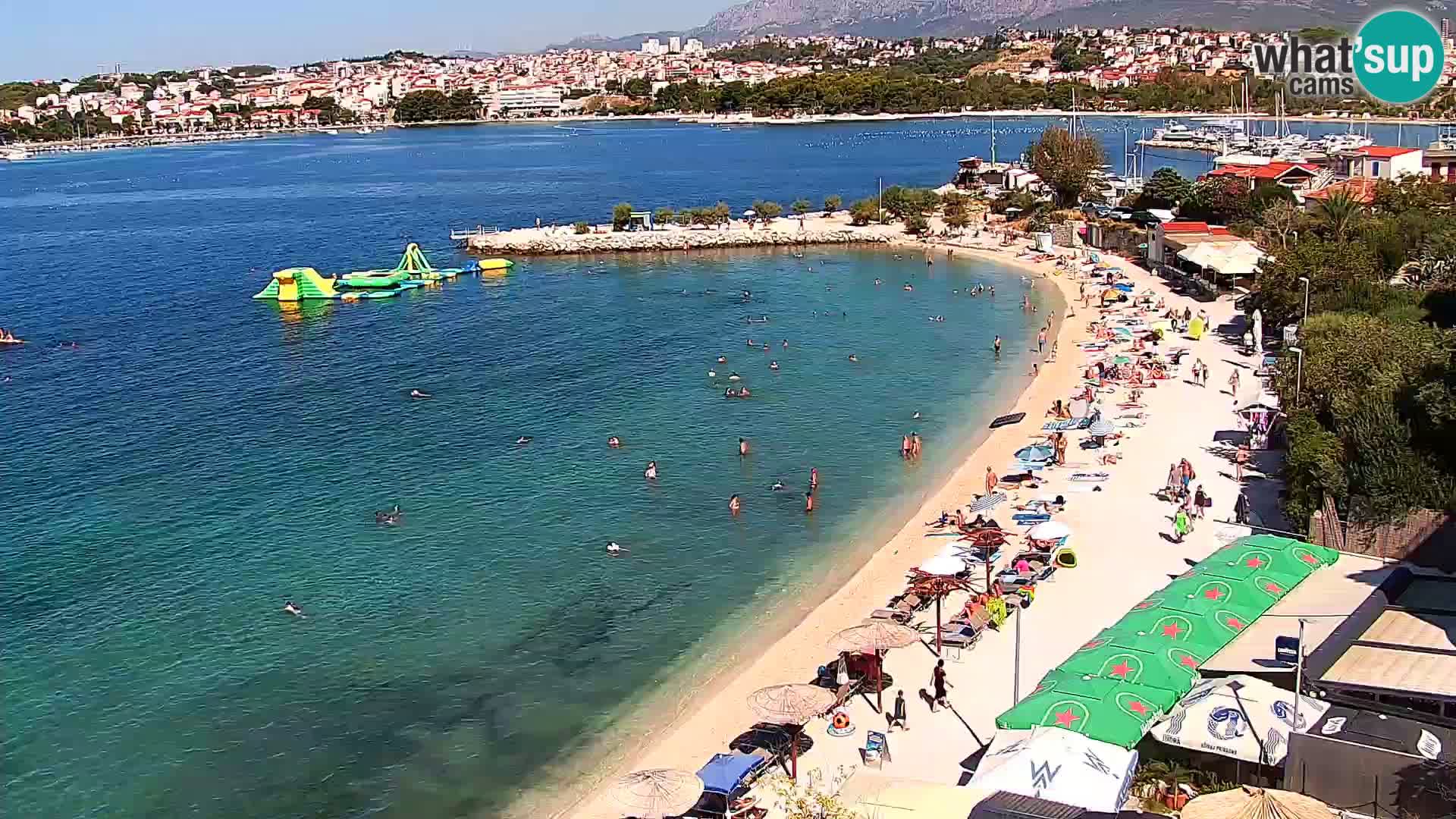 Web kamera Plaža Podstrana – Pogled uživo