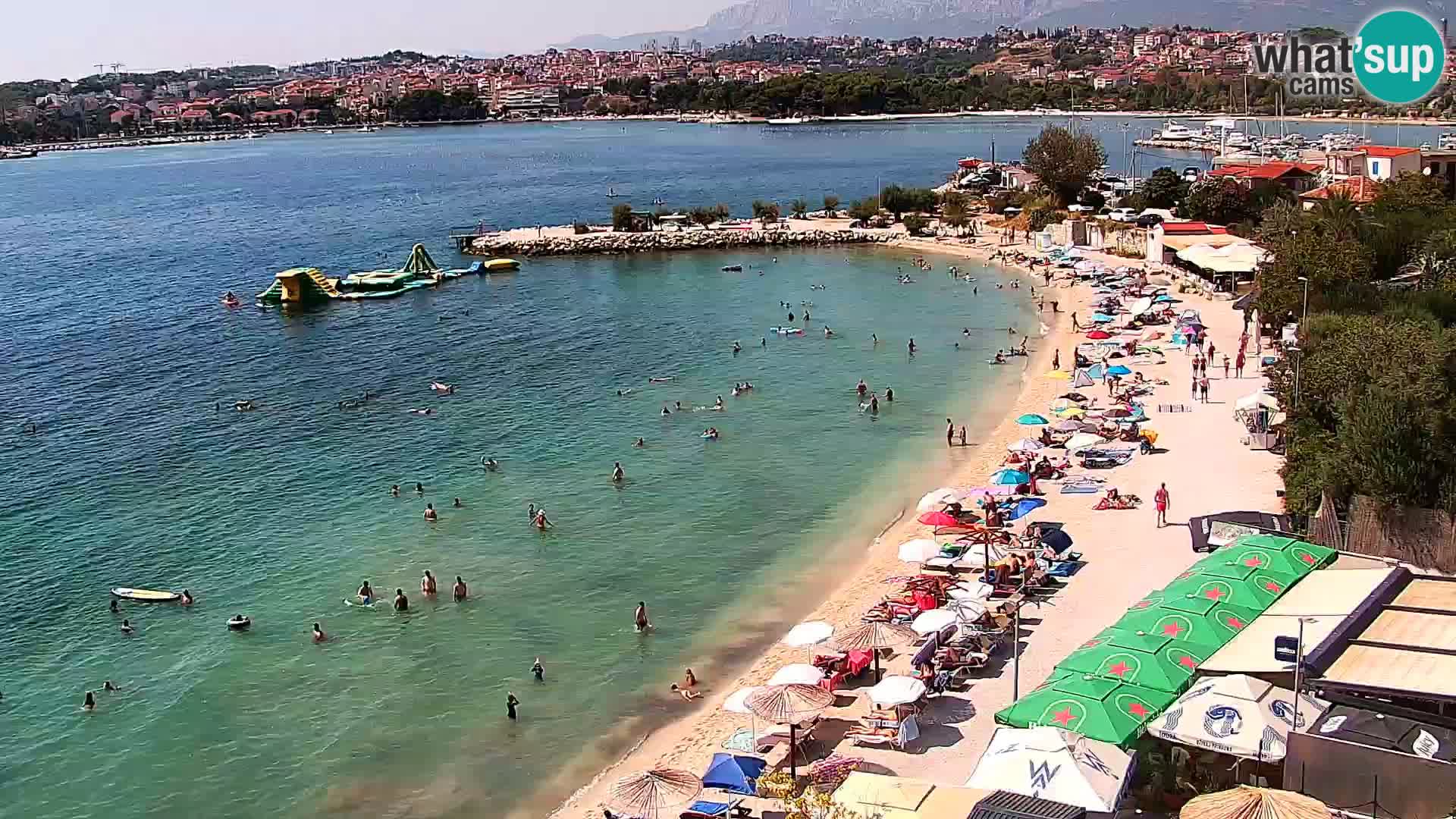 Webcam Playa de Podstrana – Vista en directo desde Hotel Split
