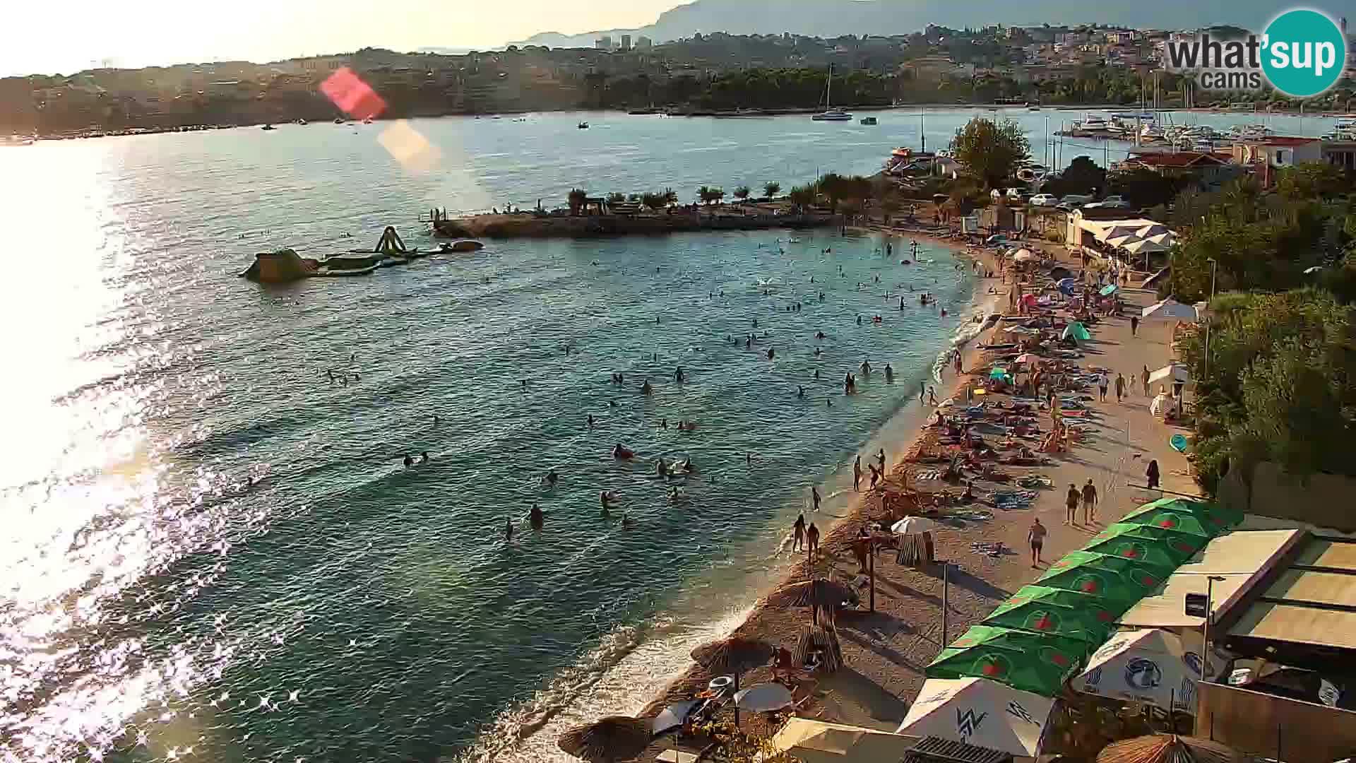 Webcam plage de Podstrana – Vue en direct depuis Hotel Split