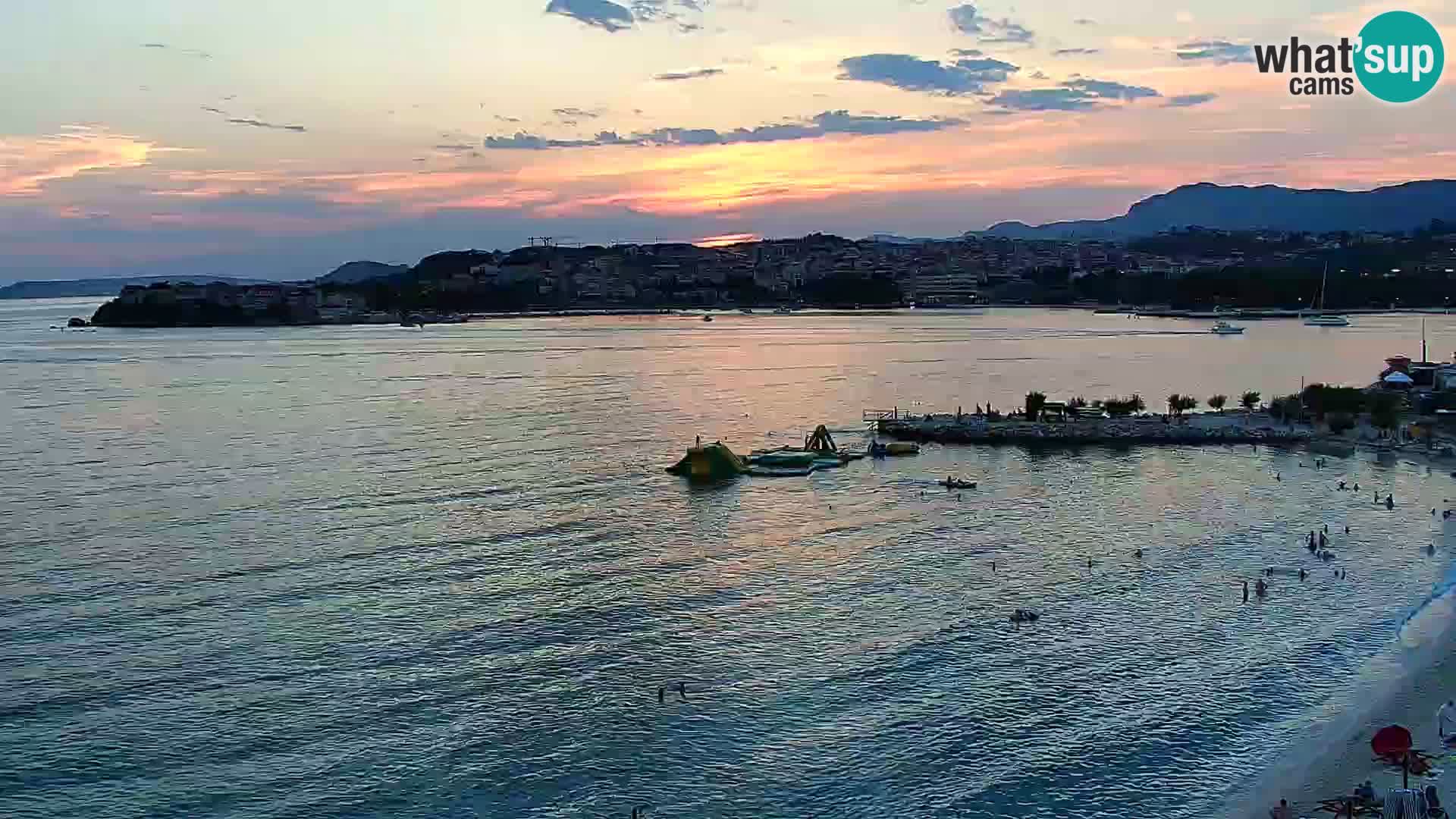 Webcam plage de Podstrana – Vue en direct depuis Hotel Split