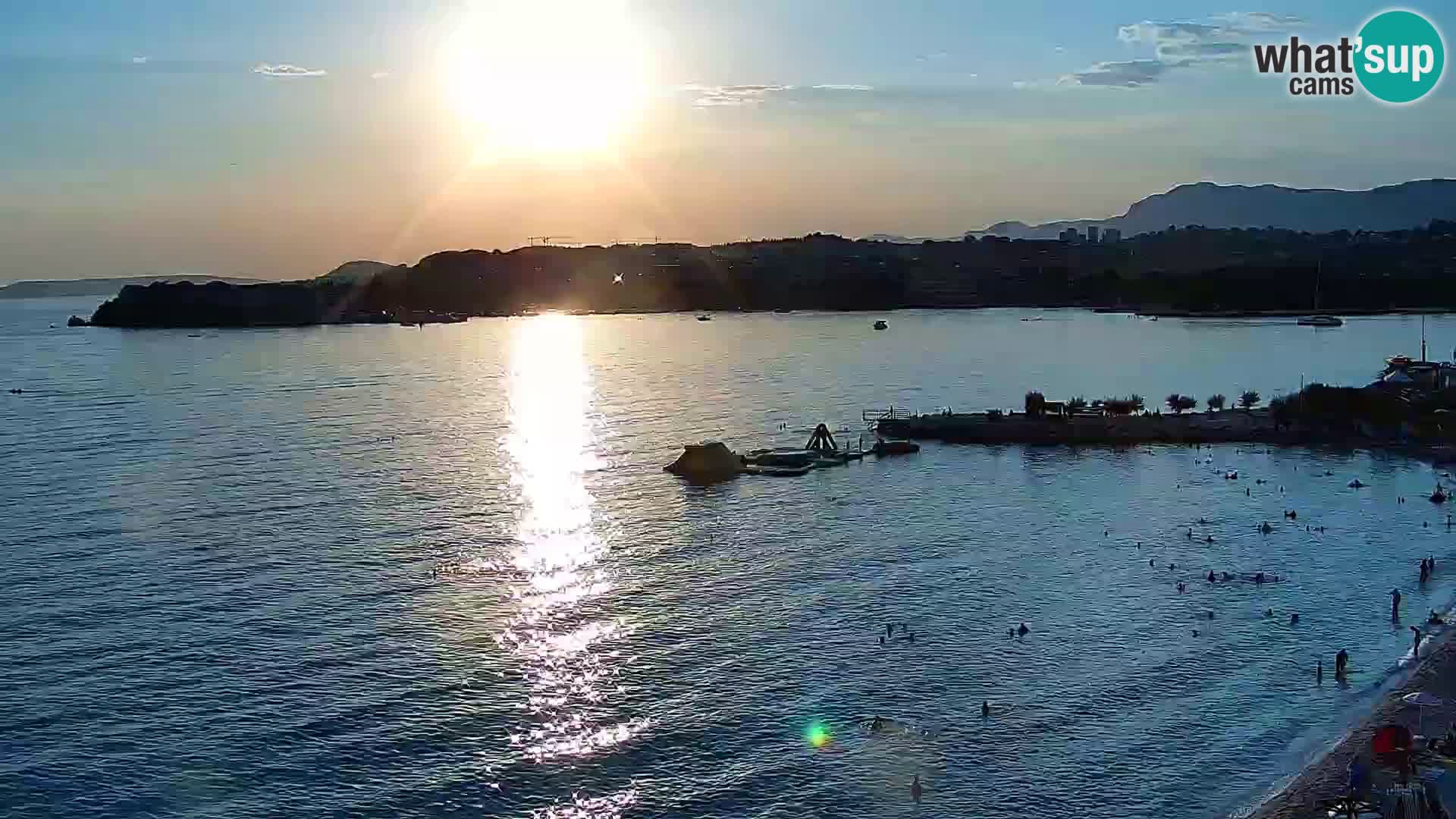 Spletna kamera Plaža Podstrana – Pogled v živo