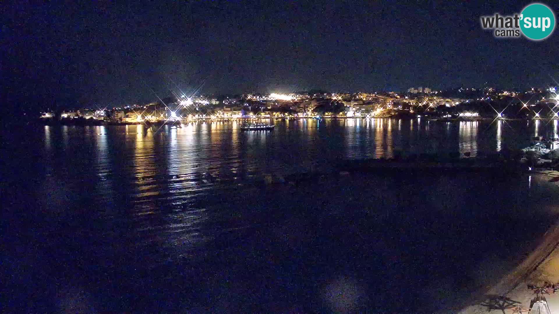 Webcam plage de Podstrana – Vue en direct depuis Hotel Split