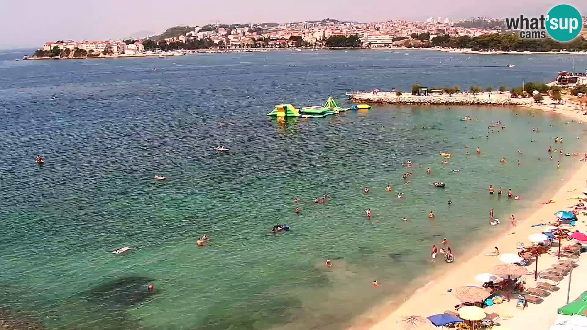 Webcam plage de Podstrana – Vue en direct depuis Hotel Split